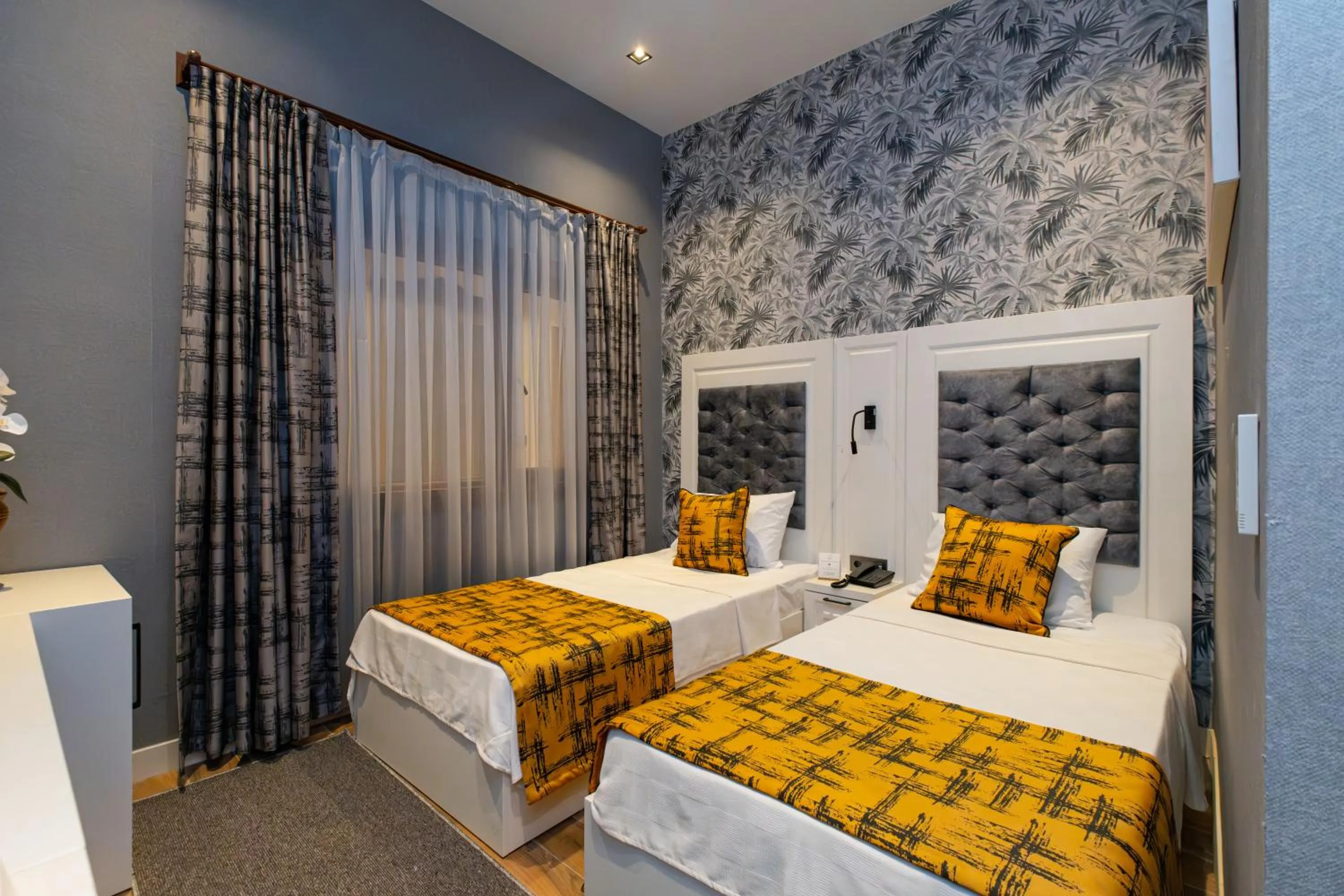 Bed in Hipodrom Hotel