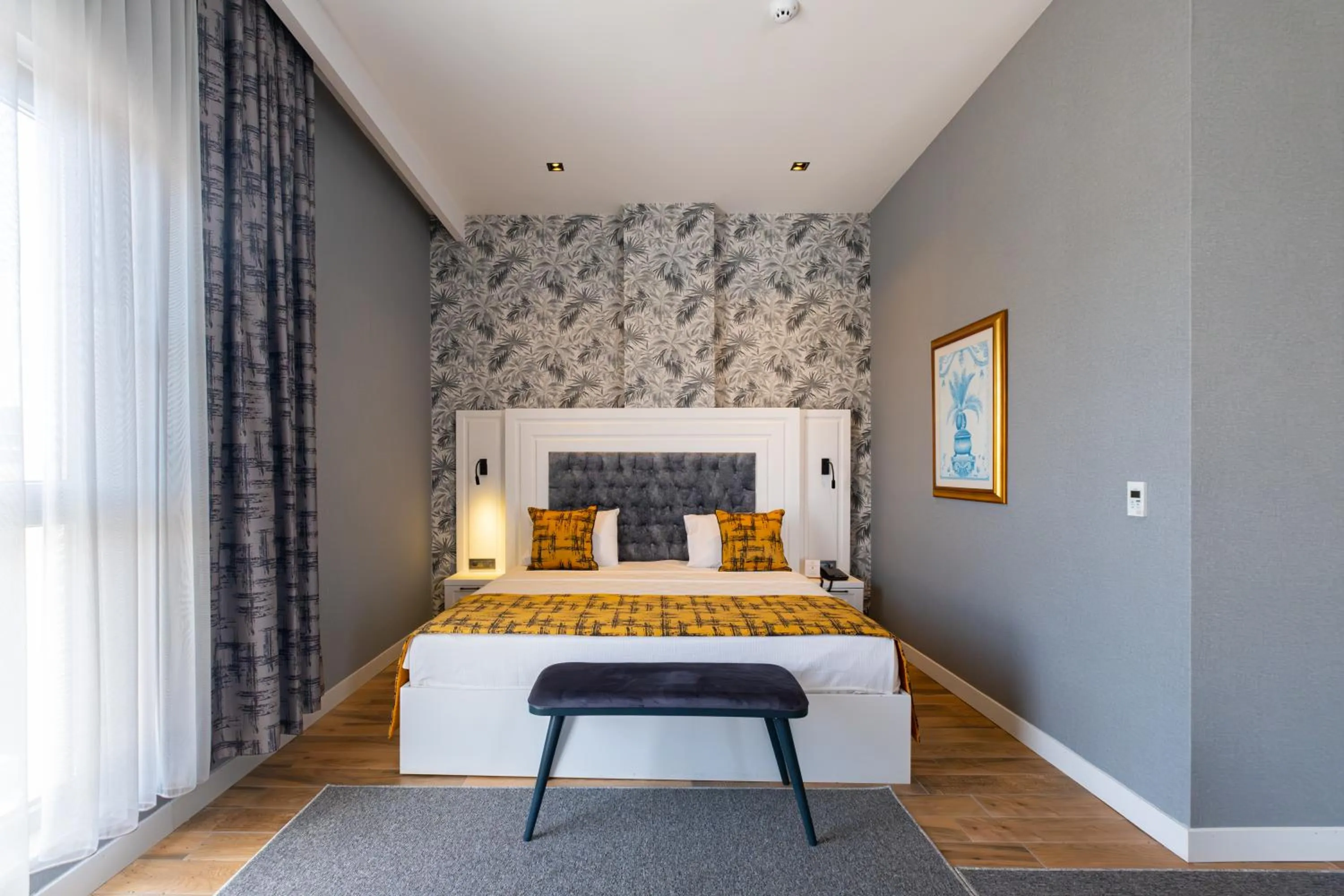 Bed in Hipodrom Hotel