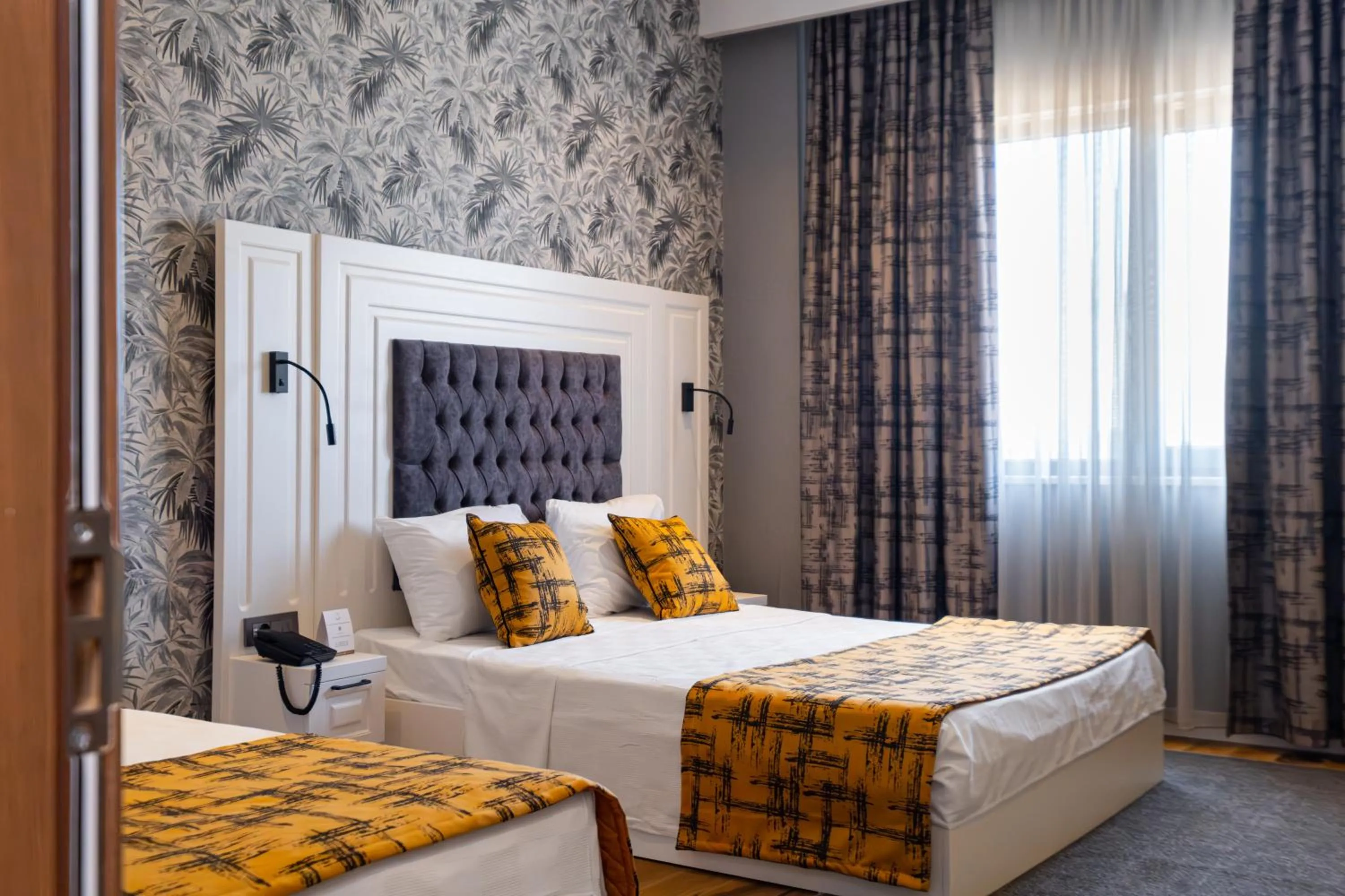 Bed in Hipodrom Hotel