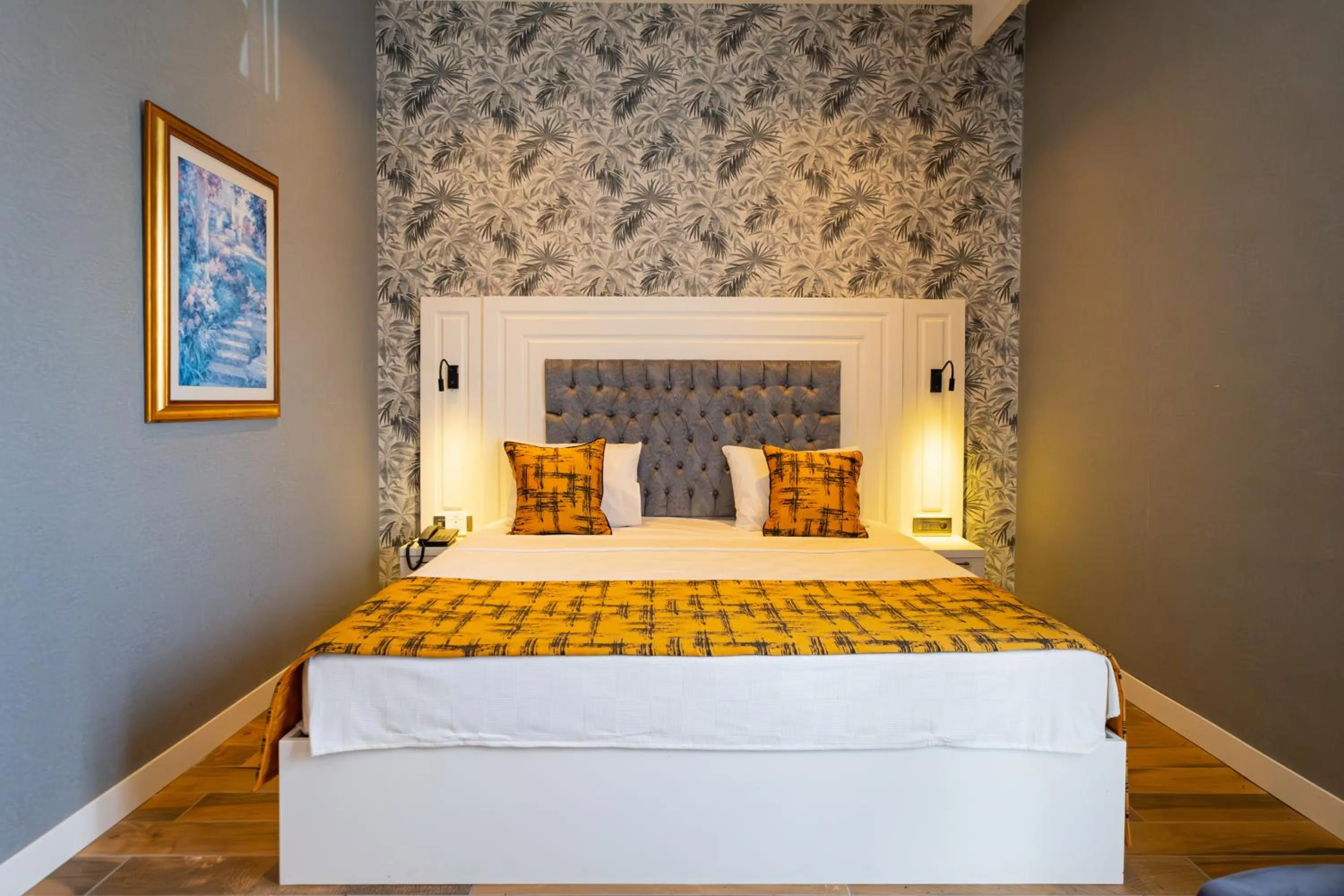 Bed in Hipodrom Hotel