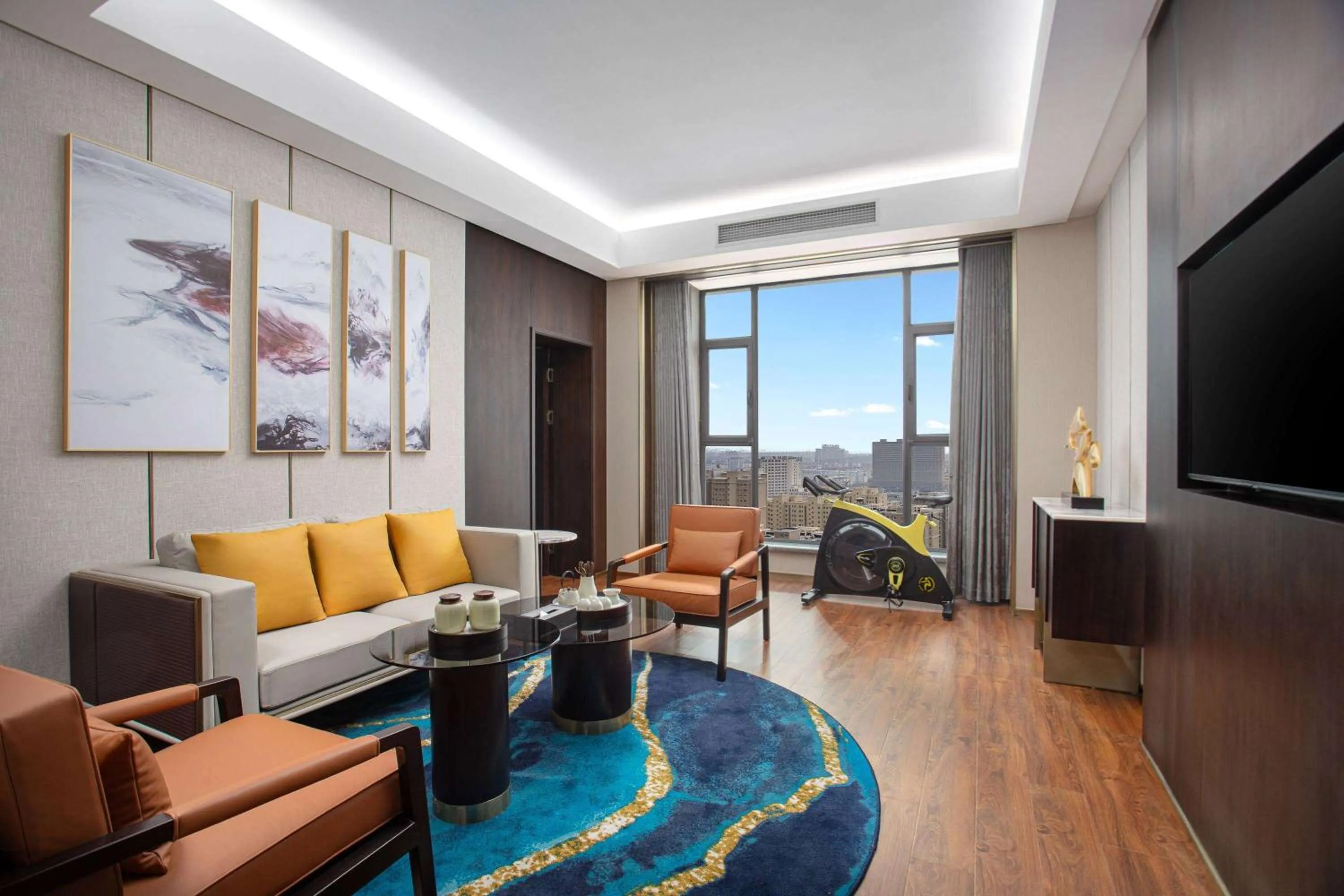 Bed in Wyndham Garden FuKang Downtown