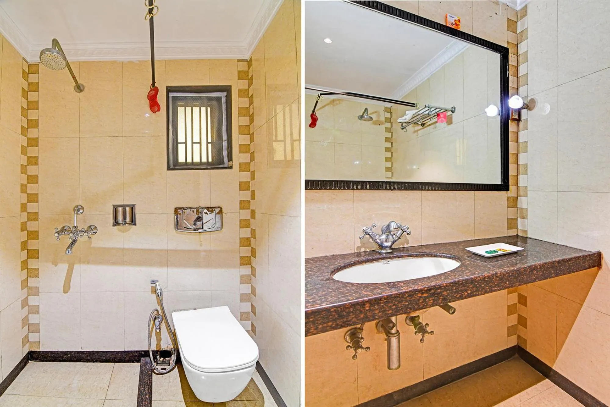 Bathroom in FabHotel Gulshan International - Nr Peter Cat Park Street