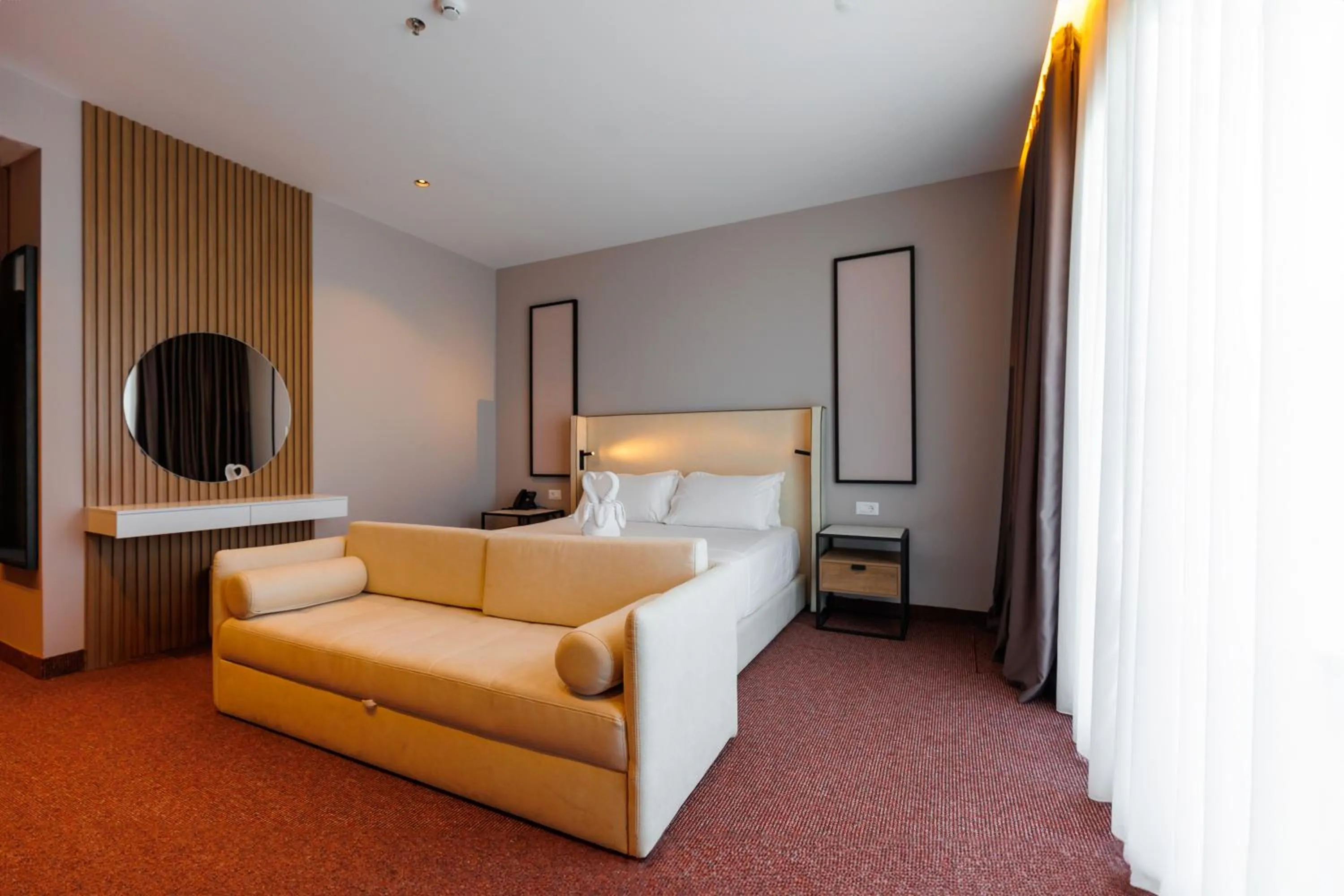 Bed in Hotel Amelia Mare