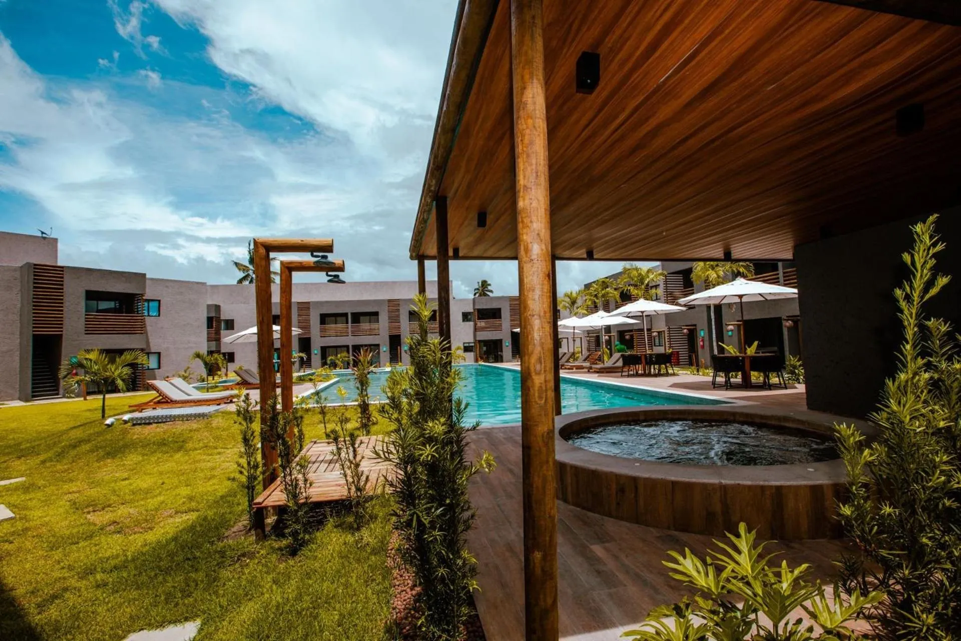 Area and facilities in Villas Manatee Milagres por Quarto à Vista