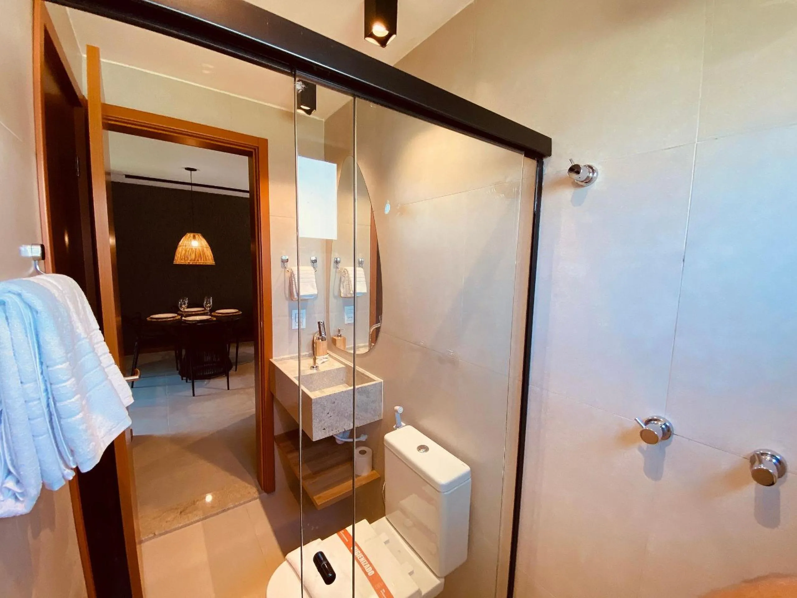 Bathroom in Villas Manatee Milagres por Quarto à Vista