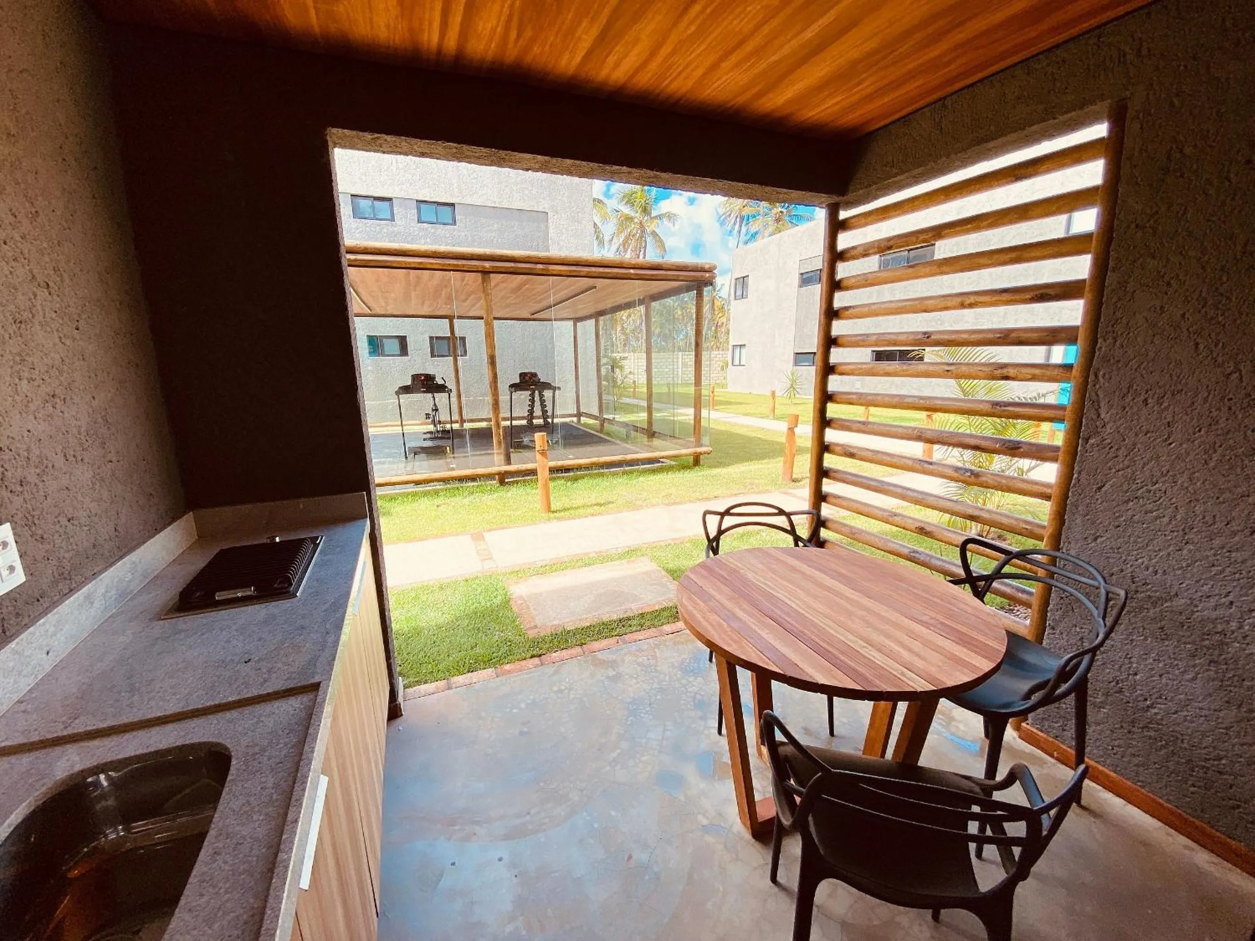 Balcony/Terrace in Villas Manatee Milagres por Quarto à Vista