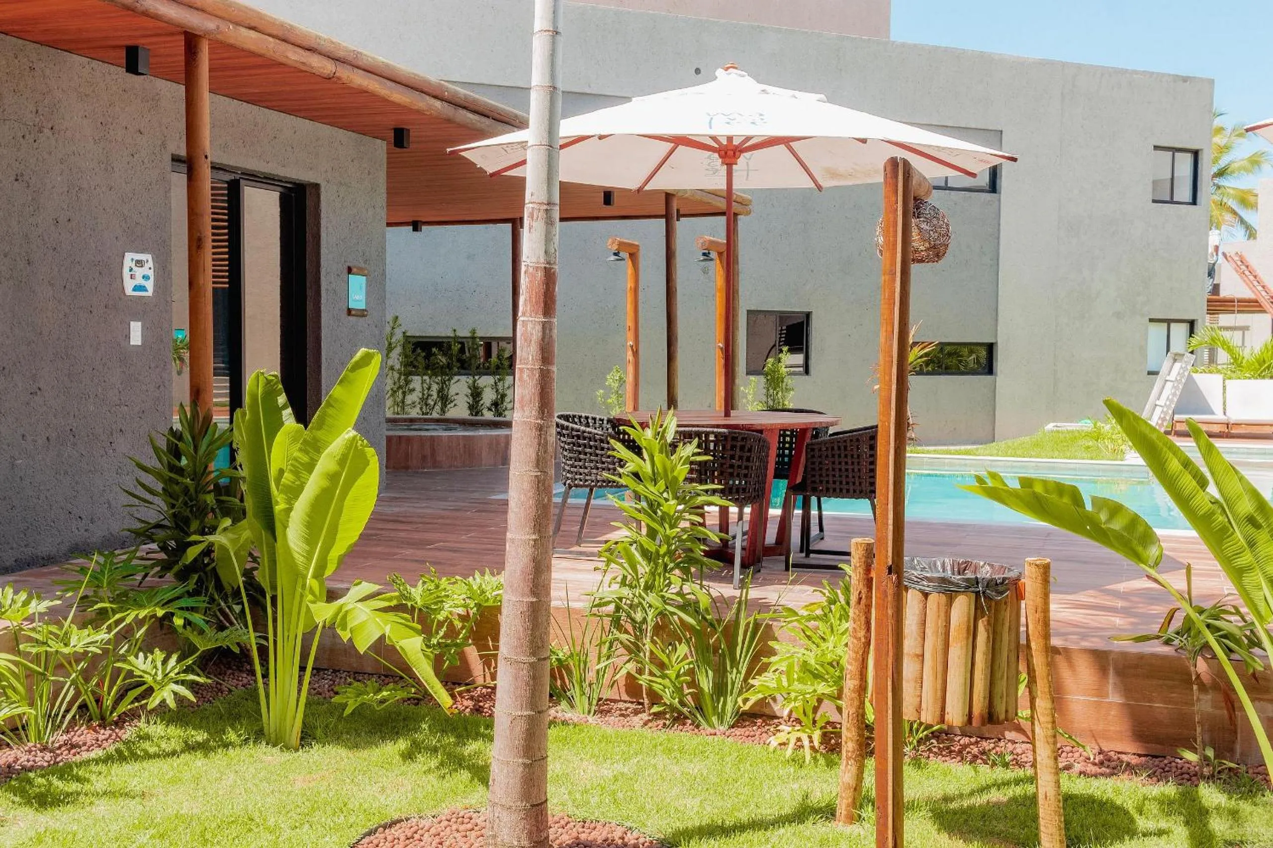 Pool view in Villas Manatee Milagres por Quarto à Vista