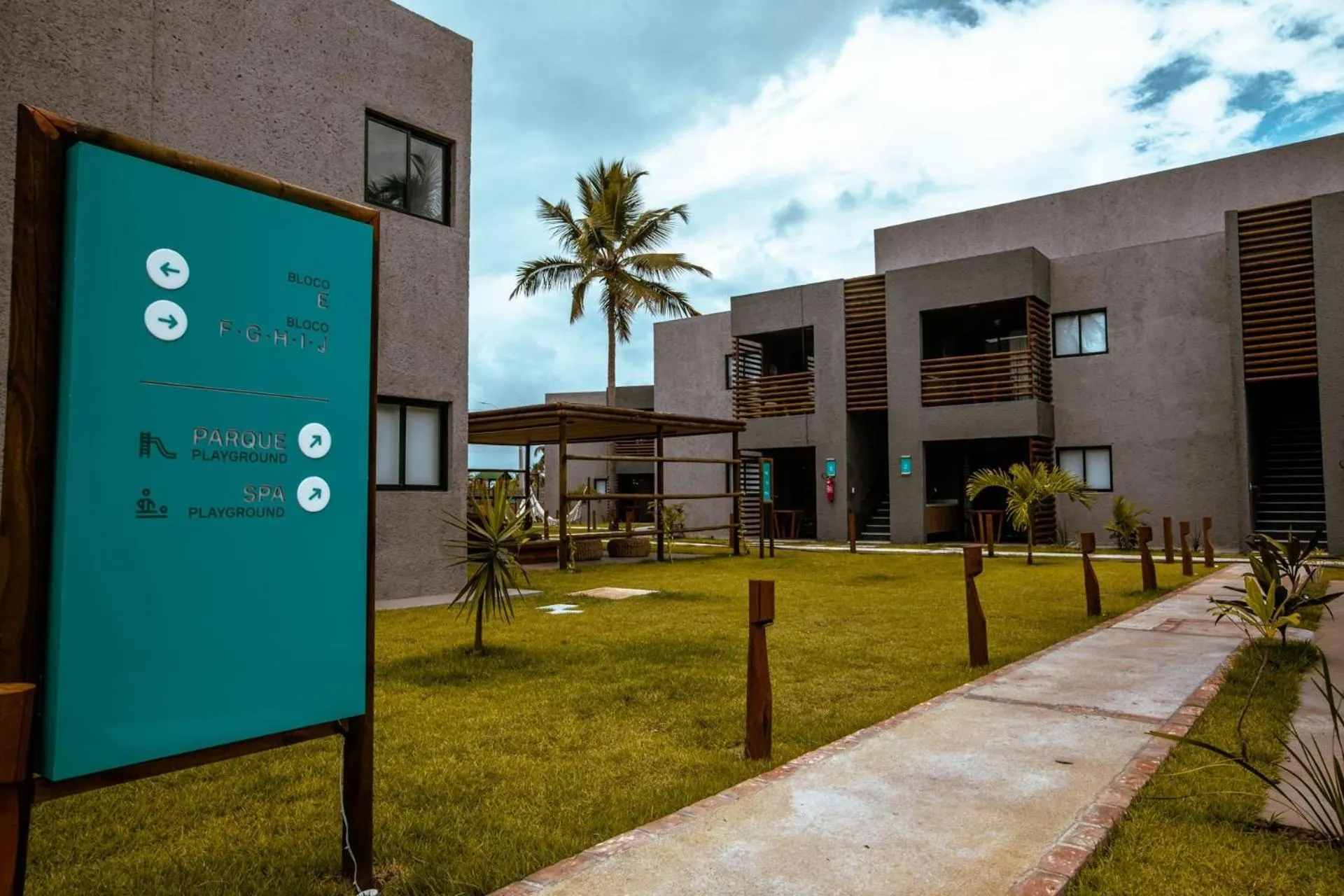 Garden in Villas Manatee Milagres por Quarto à Vista