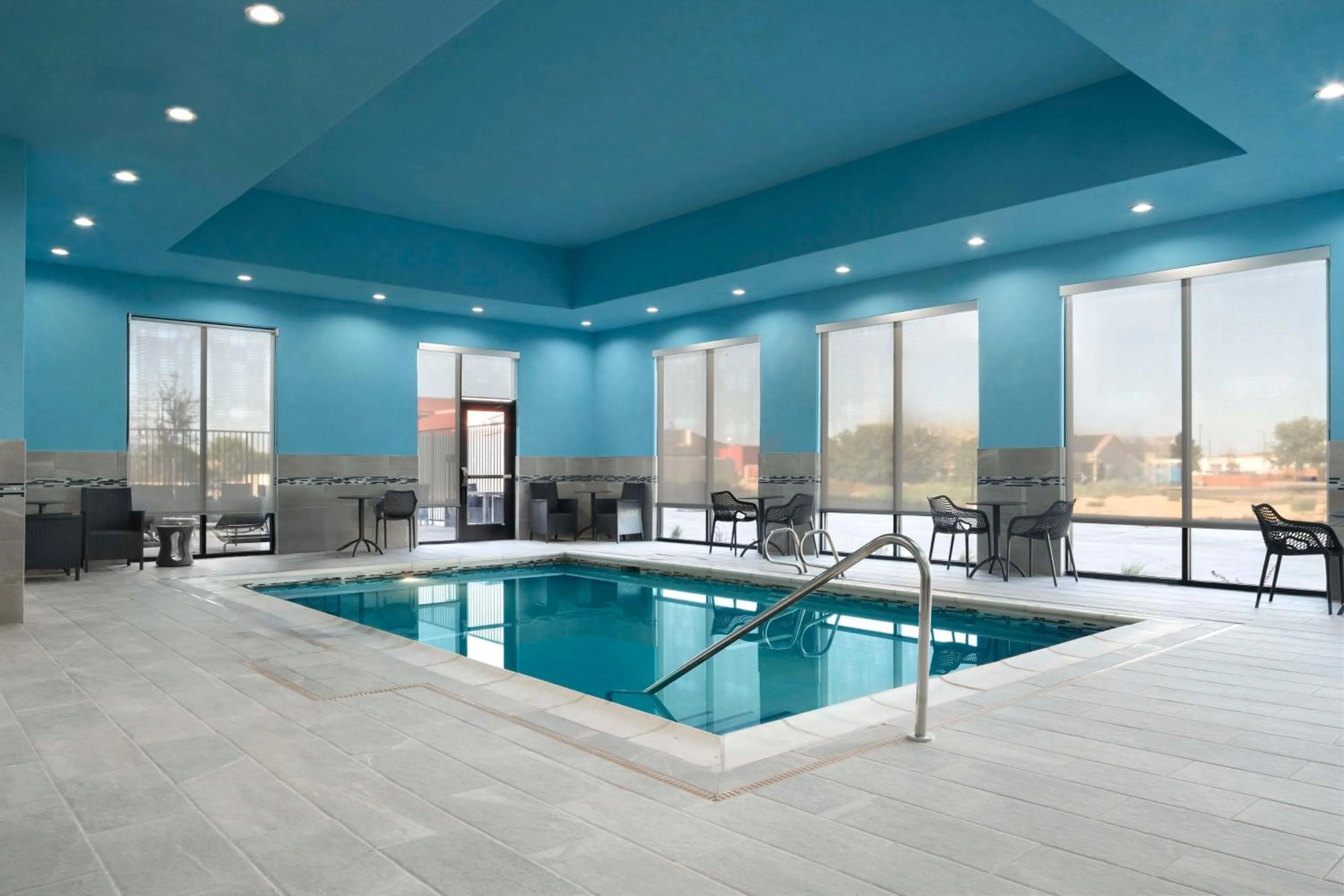 Pool view in Hampton Inn & Suites Amarillo West