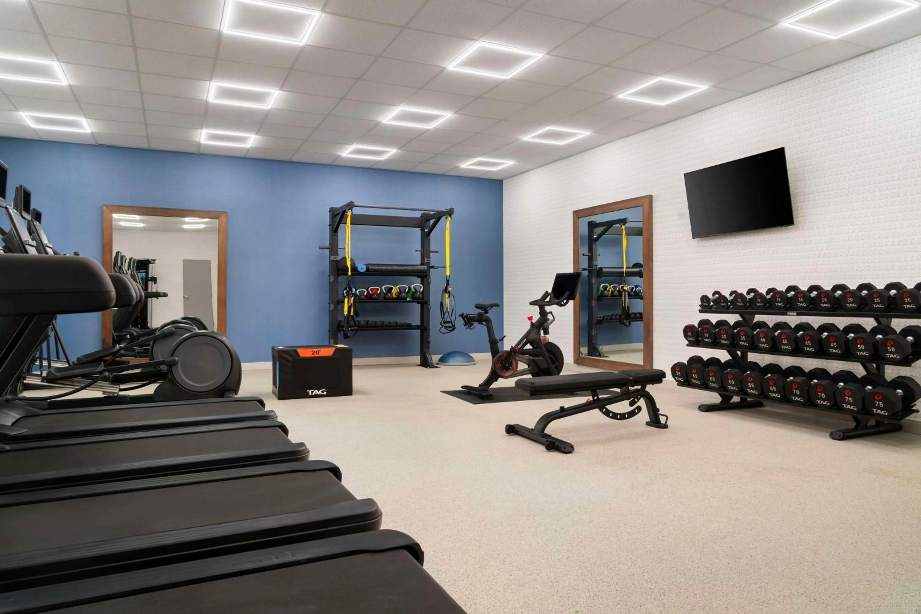 Fitness centre/facilities in Hampton Inn & Suites Amarillo West
