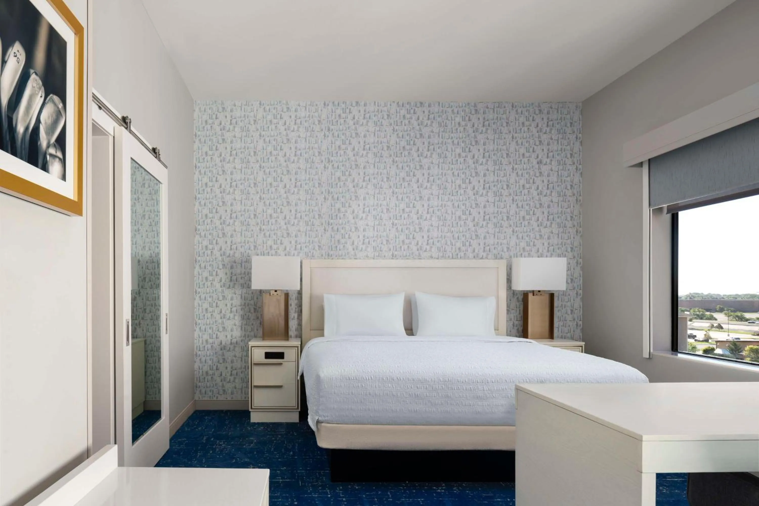 Bed in Hampton Inn & Suites Amarillo West