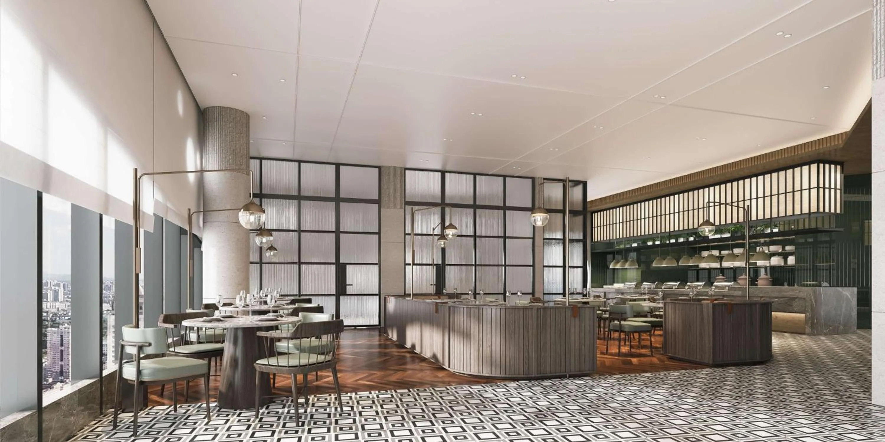 Restaurant/places to eat in Doubletree By Hilton Yantai Golden Coast Hotel & Suites