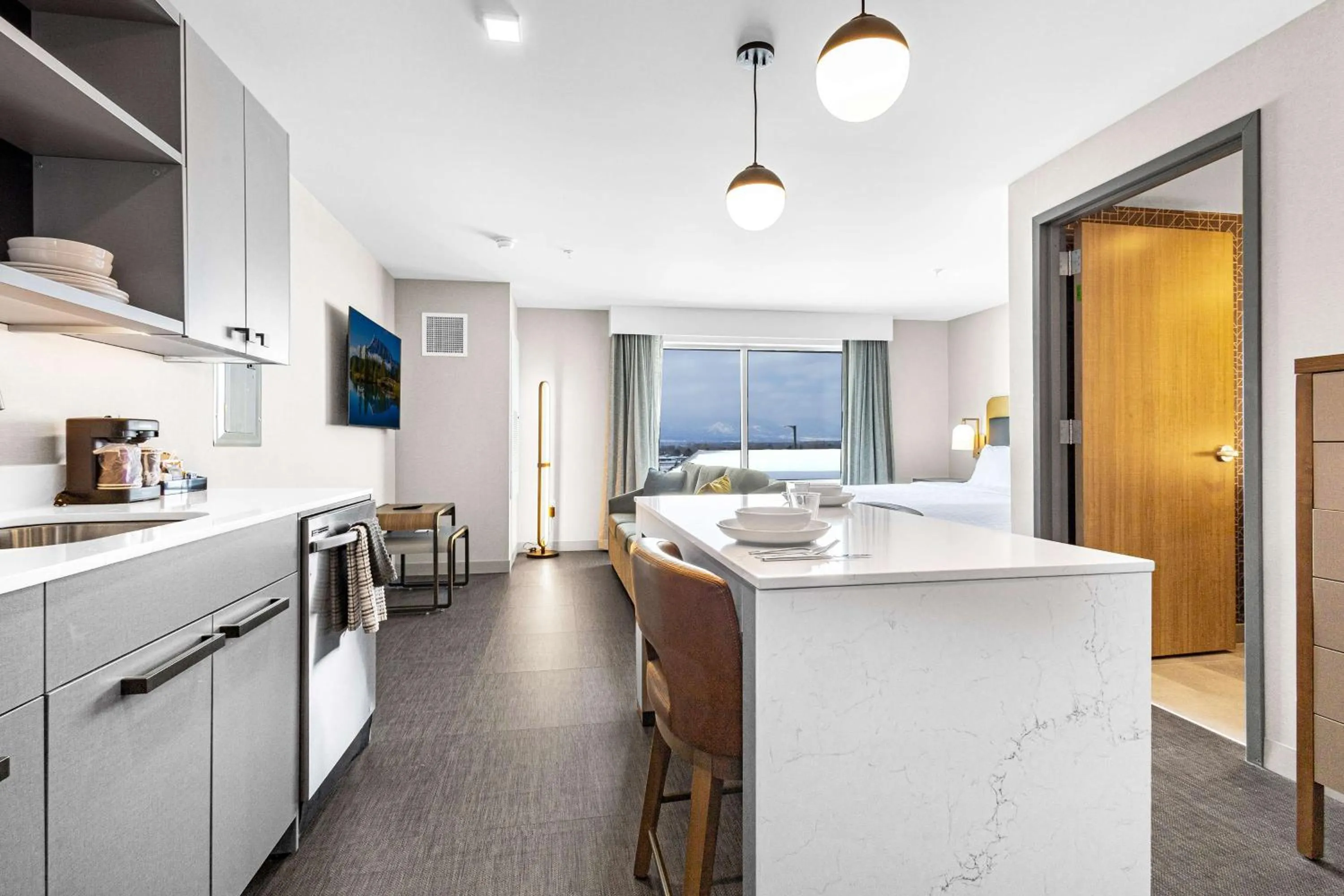 Kitchen or kitchenette in Homewood Suites By Hilton Colorado Springs Airport