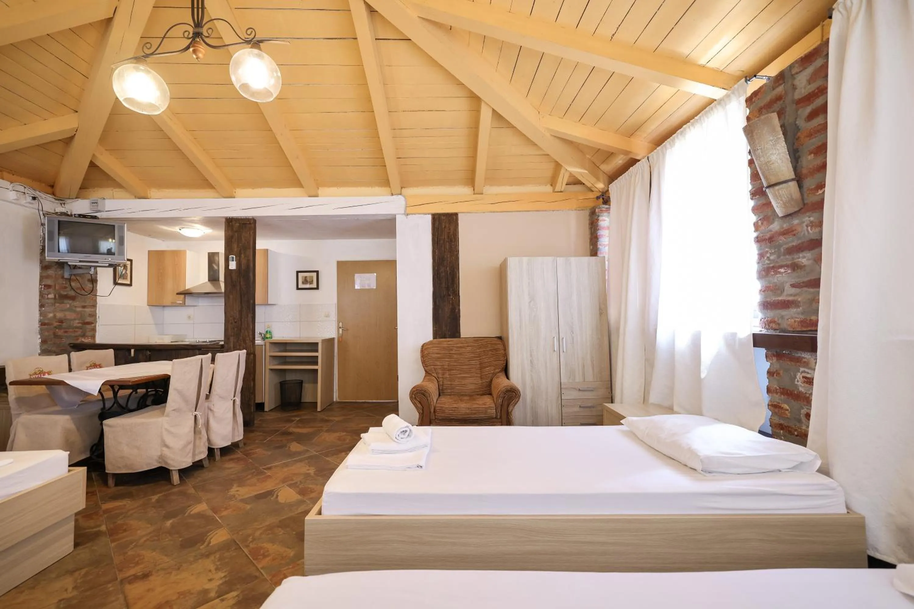 Bed in Tribunia Beach Hotel