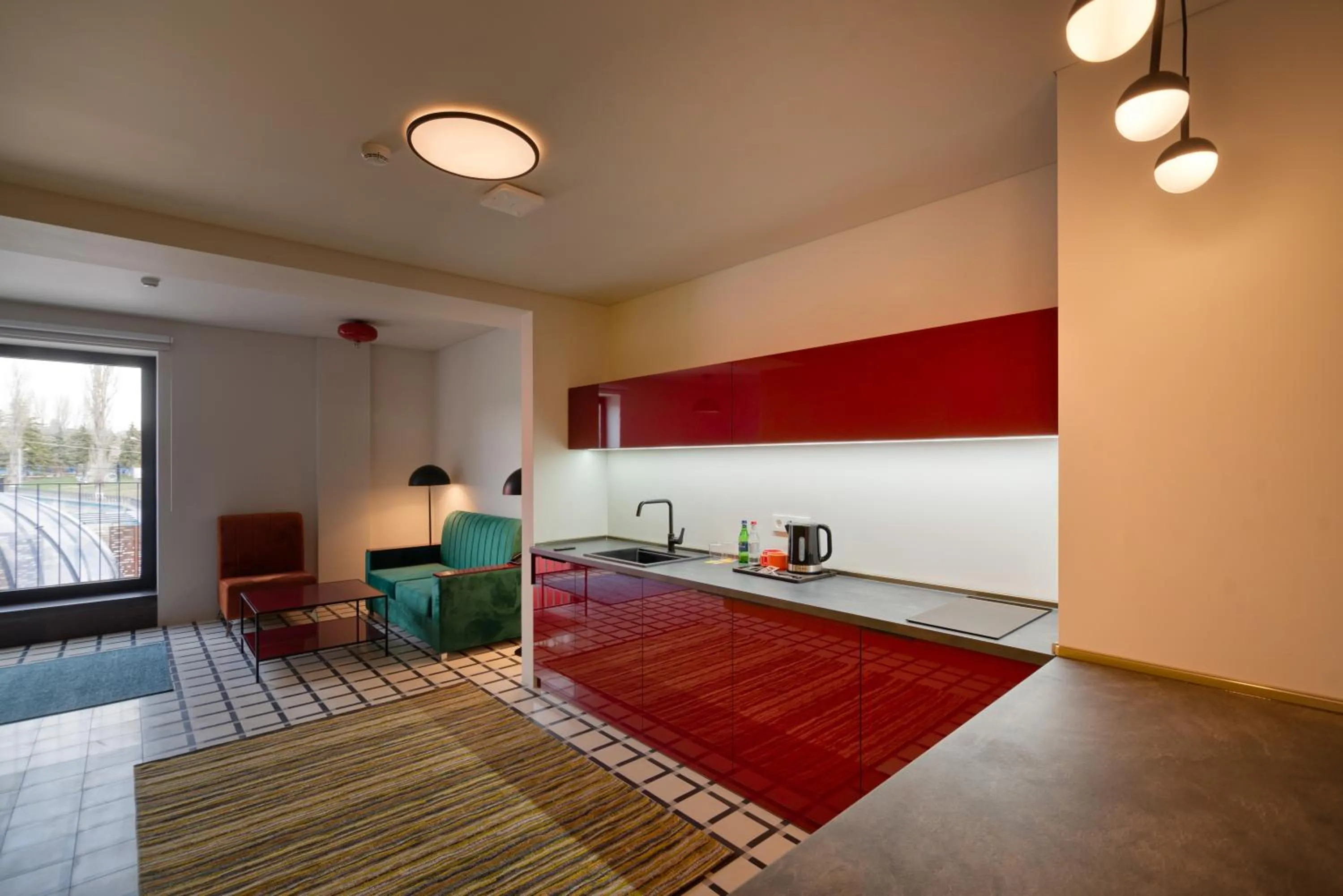 Kitchen or kitchenette in Manifest Restaurant and Hotel Gyumri