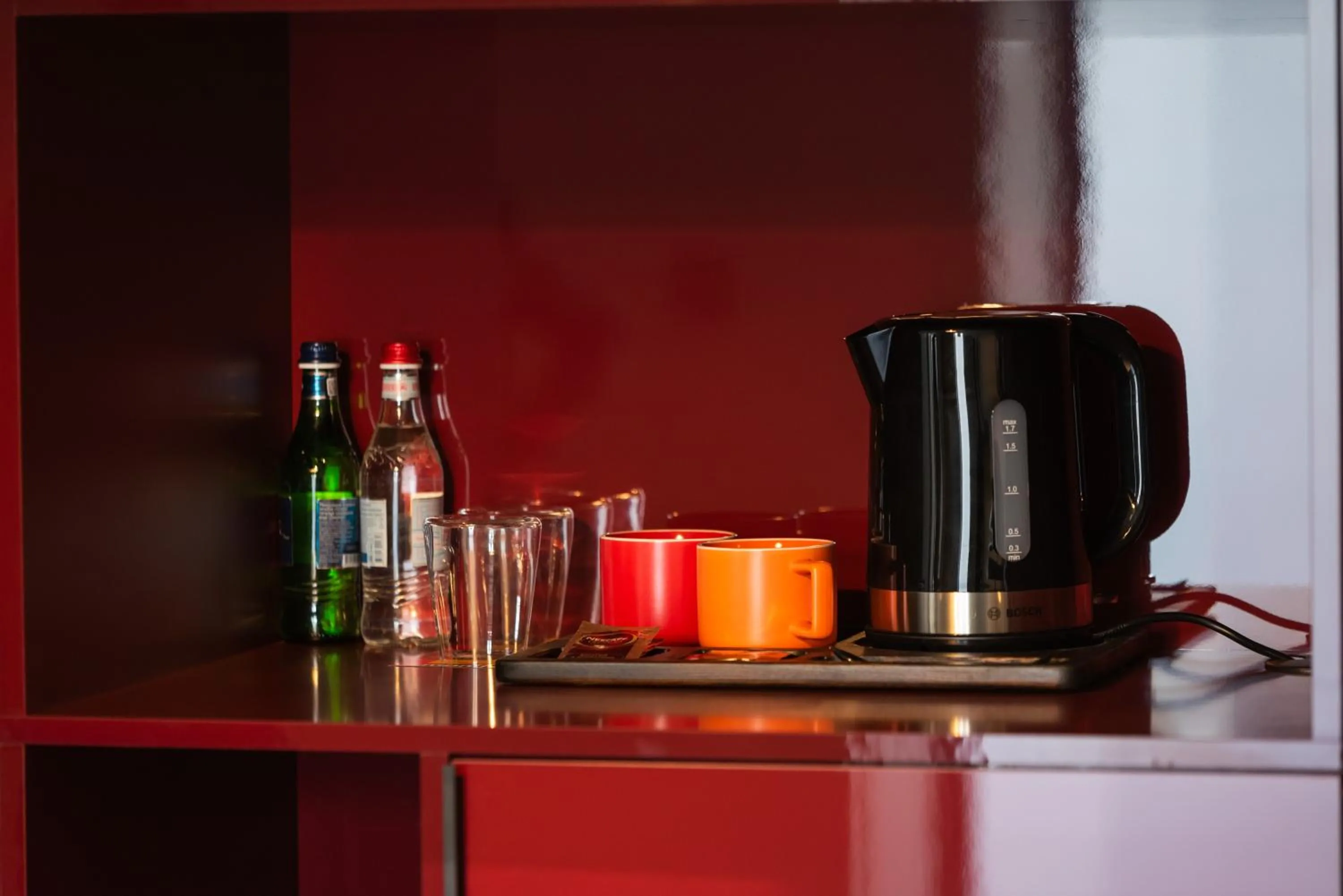 Coffee/tea facilities in Manifest Restaurant and Hotel Gyumri