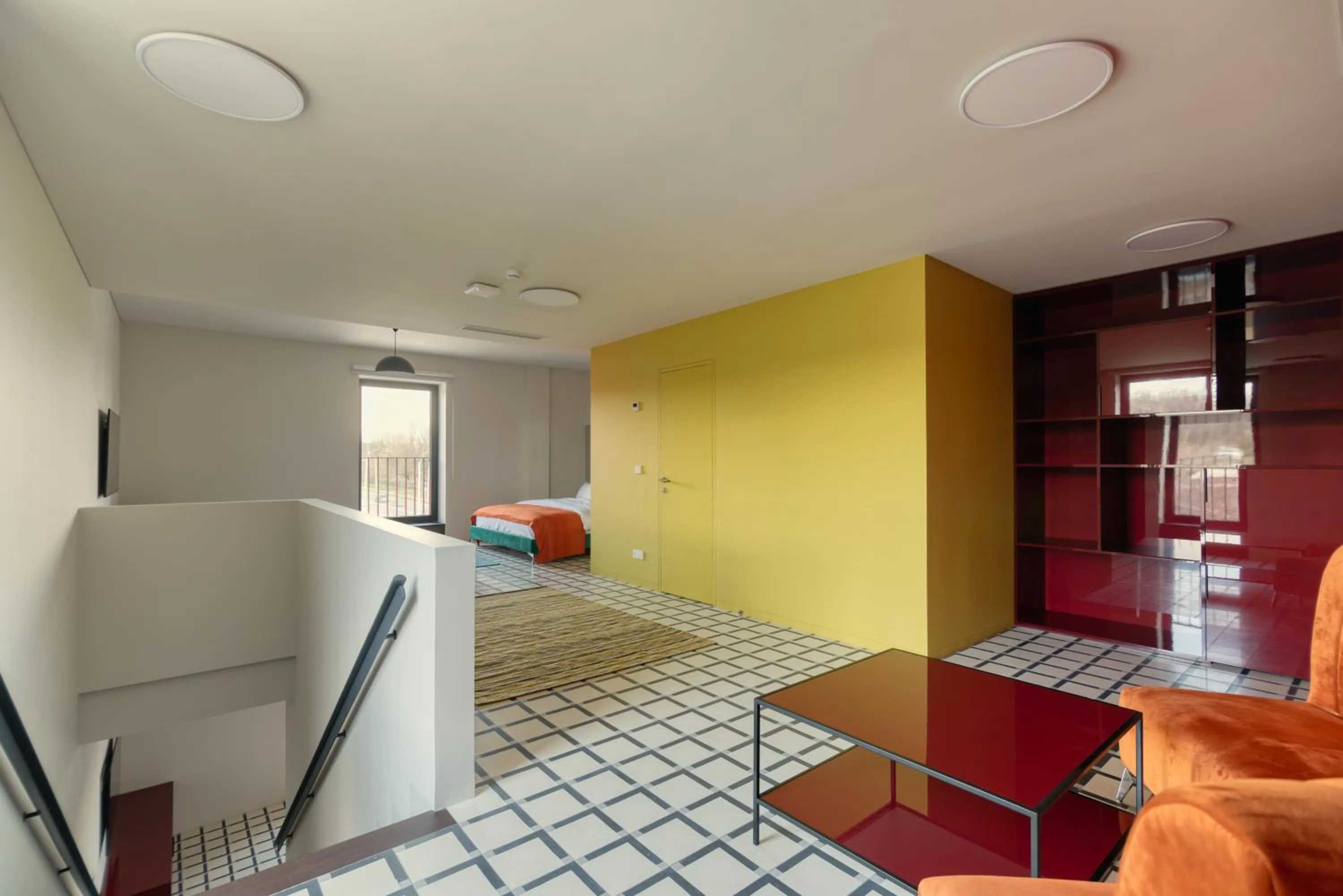 Bed in Manifest Restaurant and Hotel Gyumri