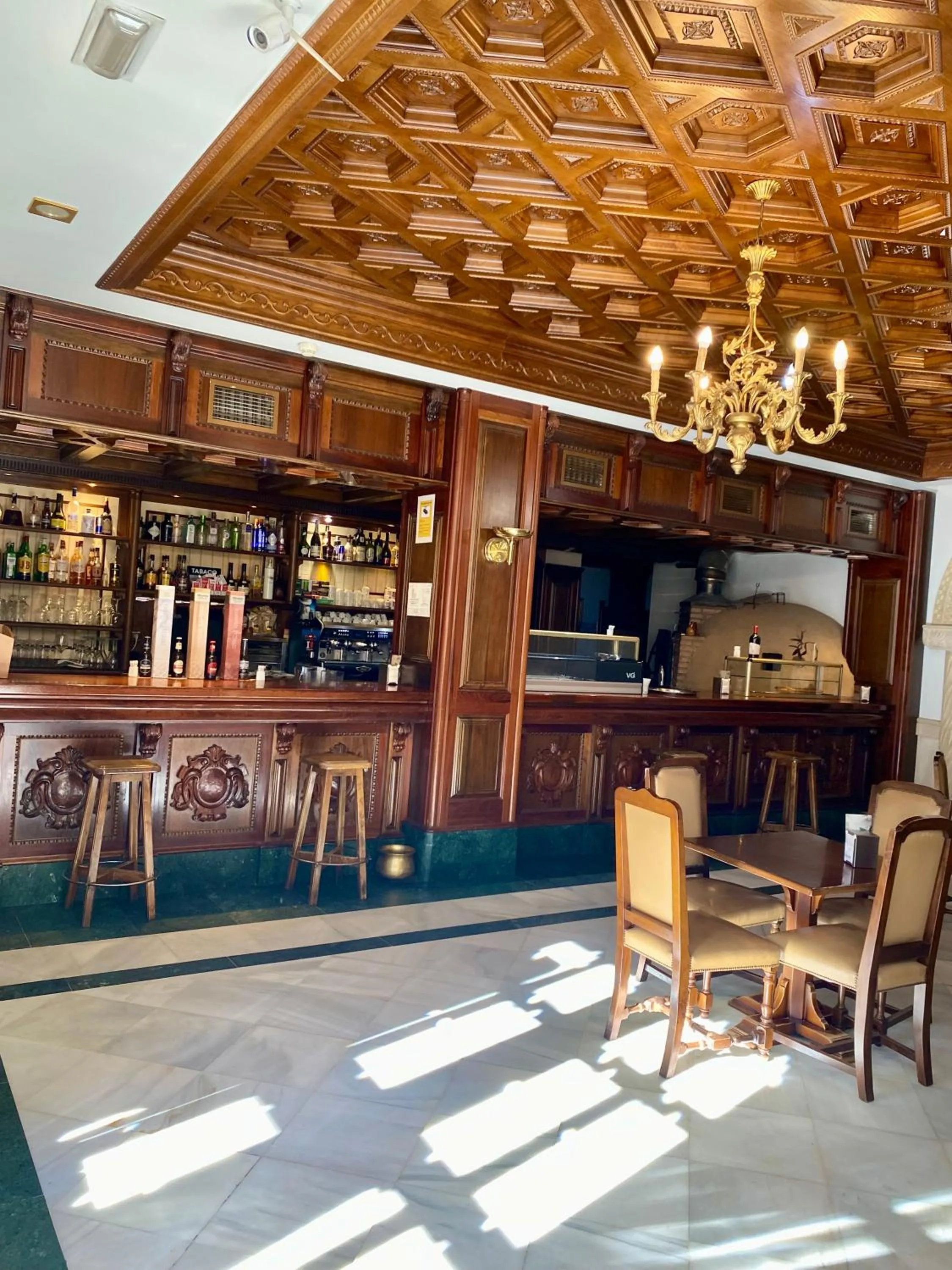 Decorative detail in Hotel Aranda