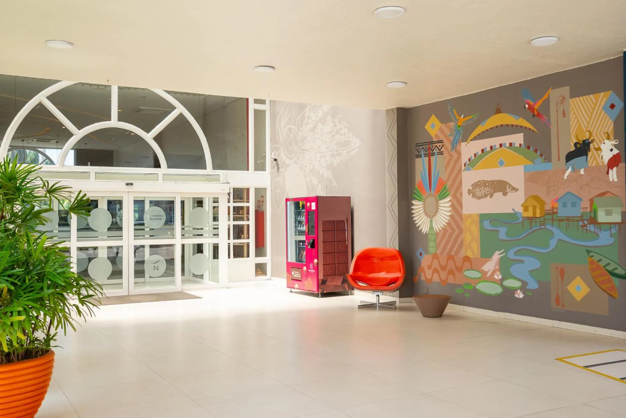 Facade/entrance in Novotel Manaus