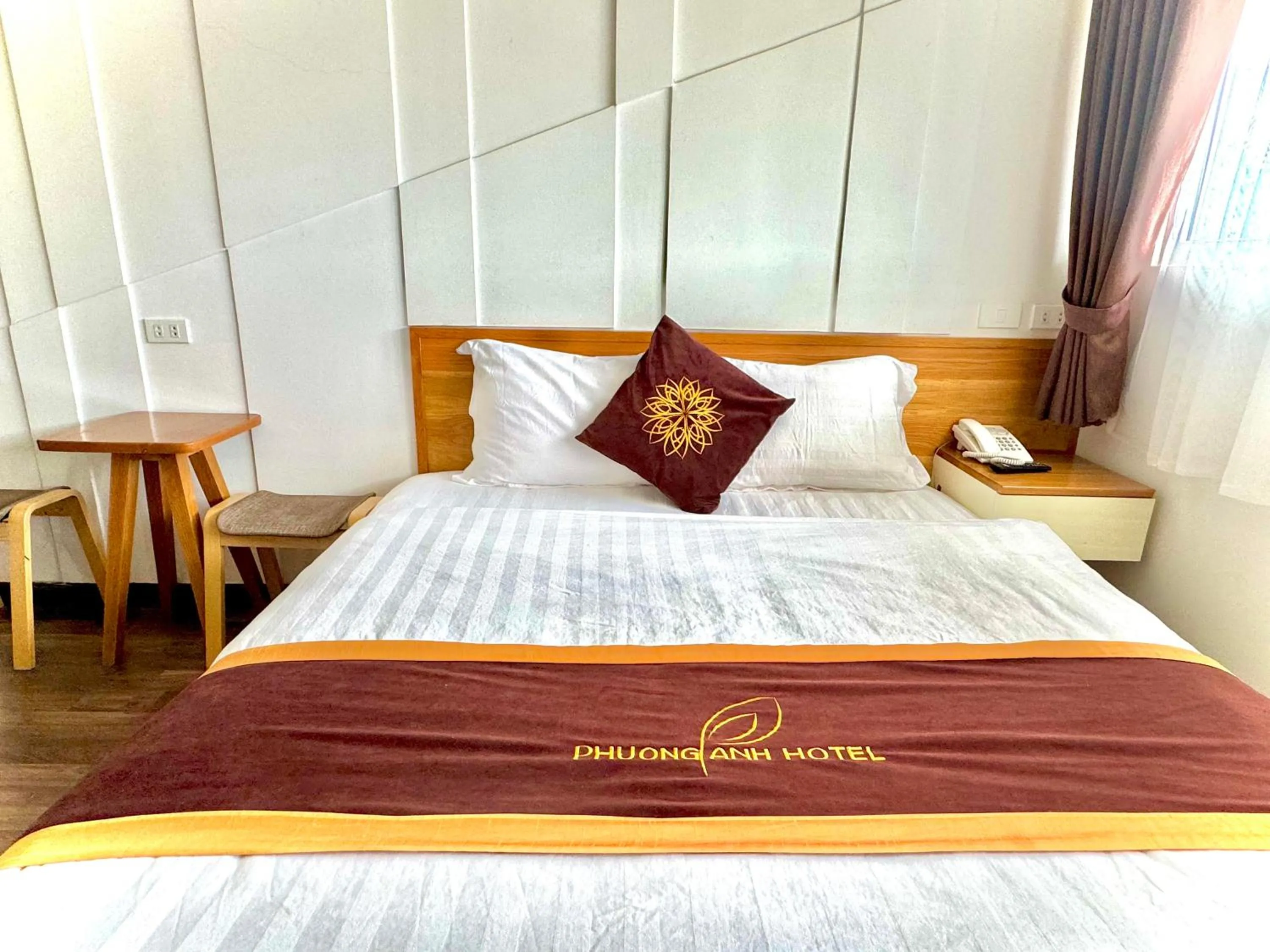 Bed in Phương Anh Valley Hotel