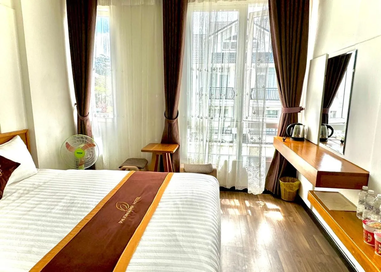 Bed in Phương Anh Valley Hotel