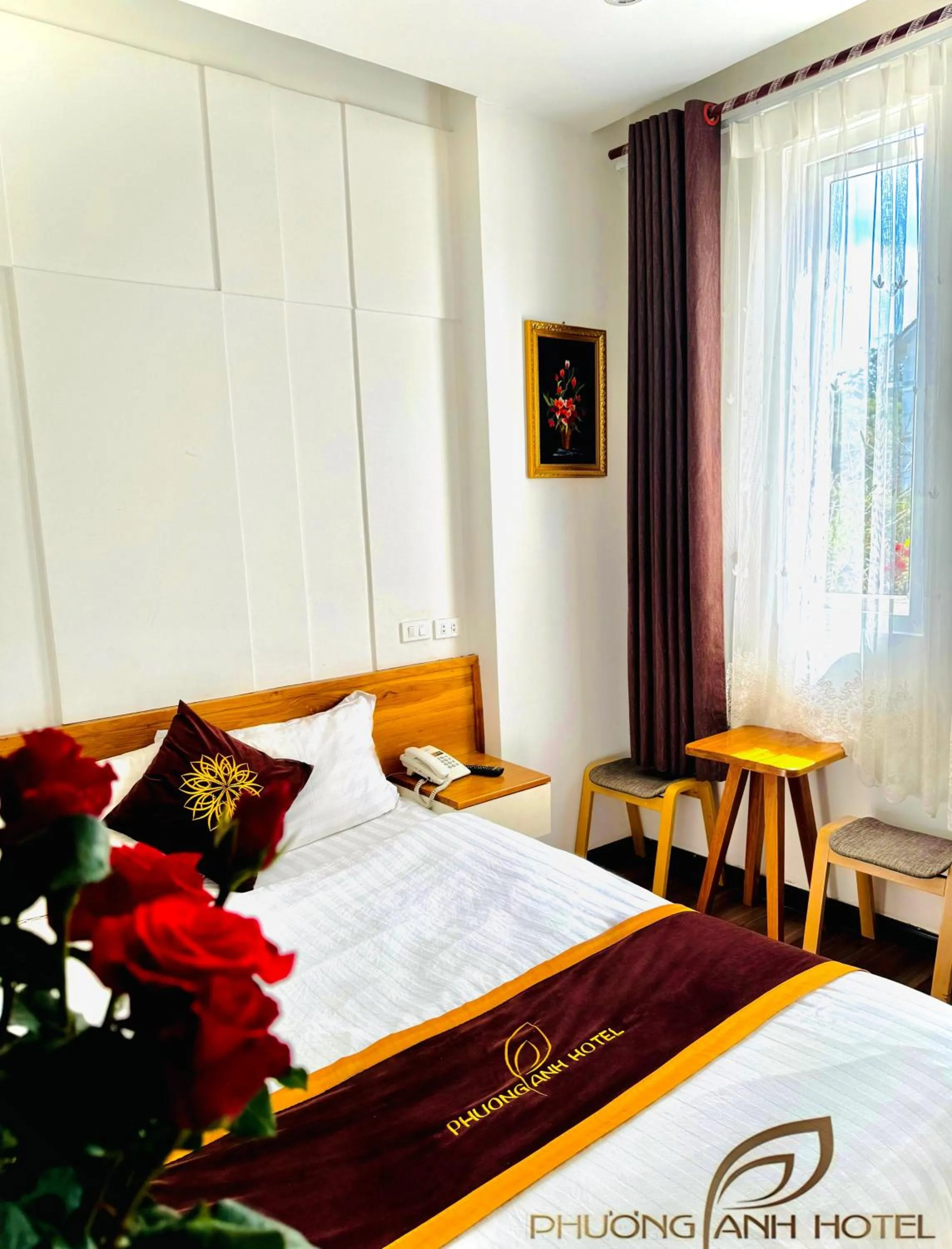 Bed in Phương Anh Valley Hotel