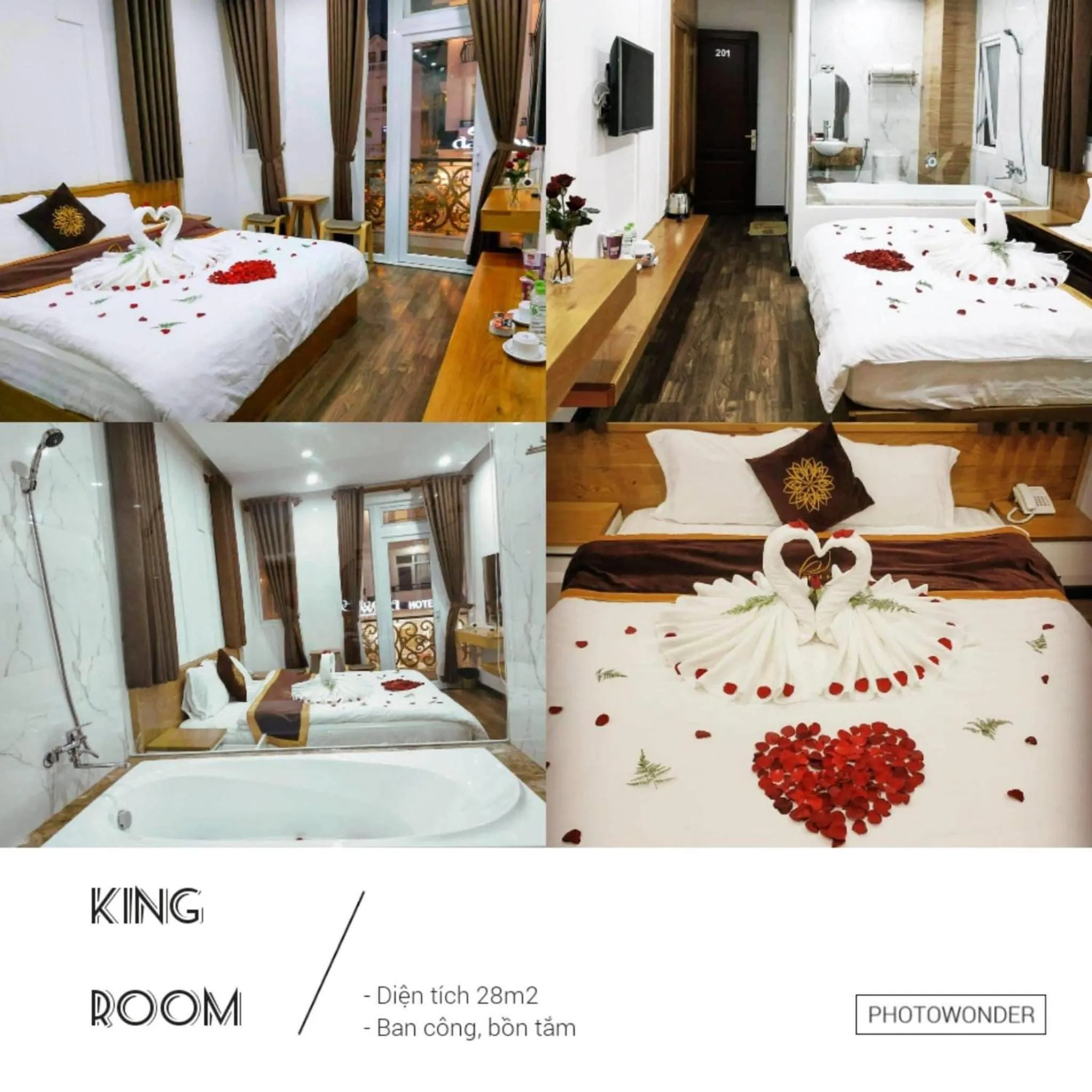 Shower, Bed in Phương Anh Valley Hotel