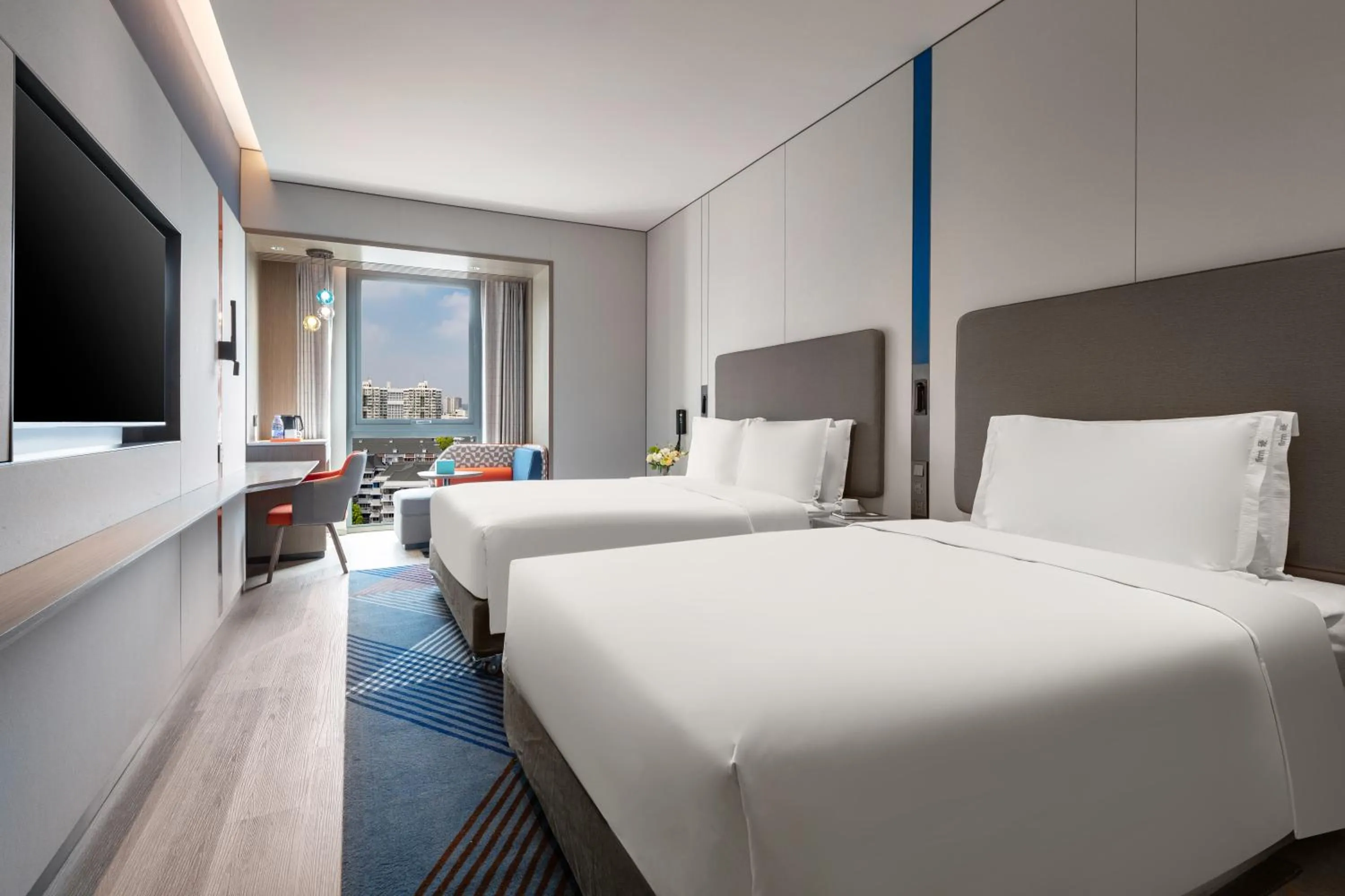 Photo of the whole room, Bed in Holiday Inn Express Changfeng Park