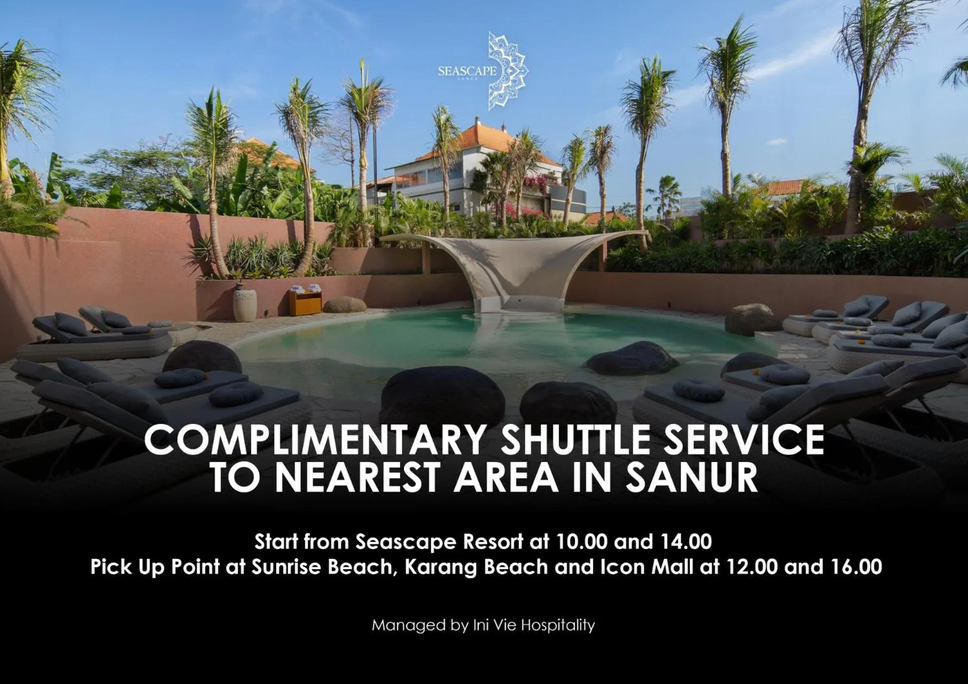 Area and facilities in Seascape Resort & Spa Sanur by Ini Vie Hospitality