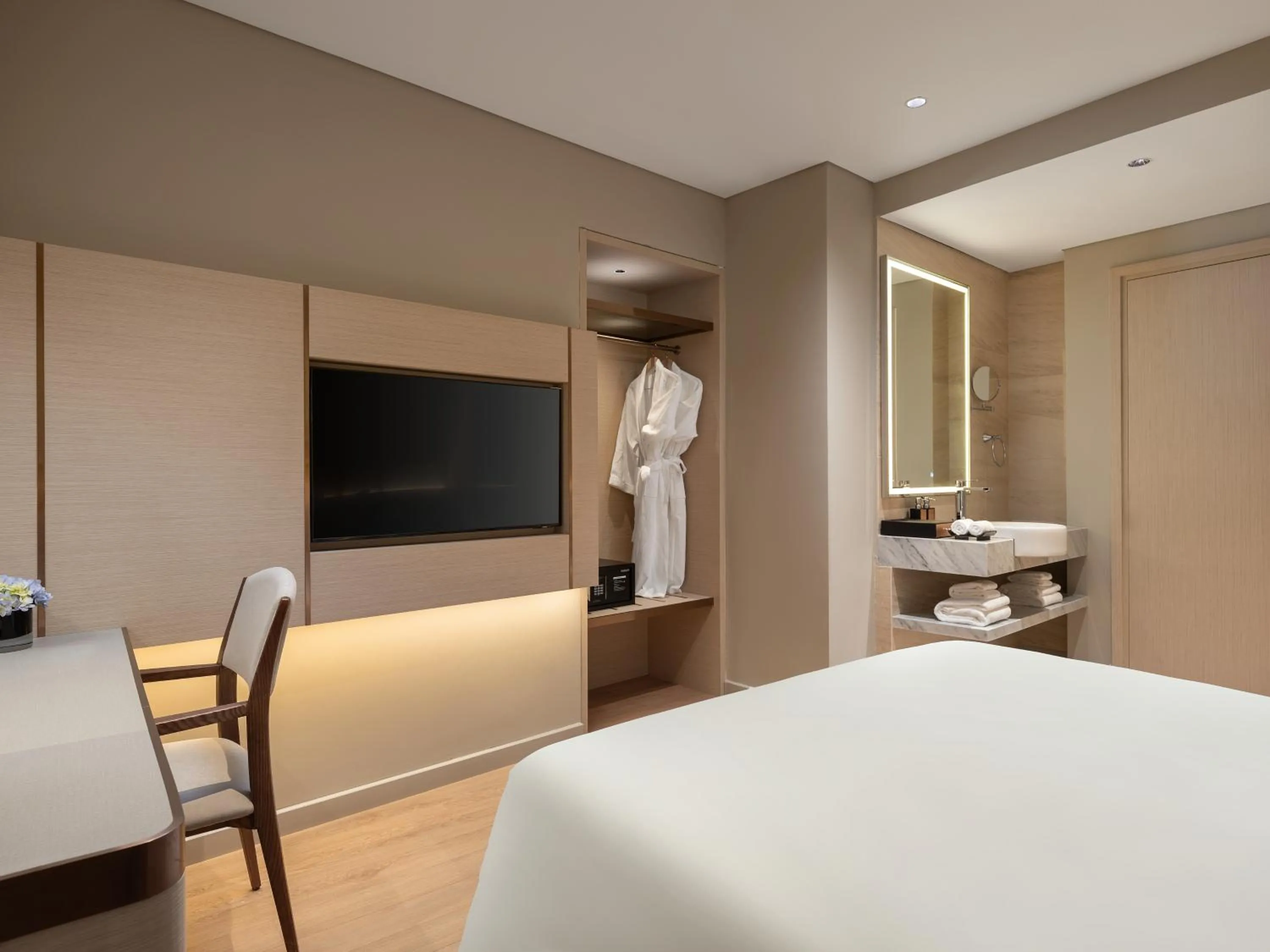 TV and multimedia, Bed in CLASSYC Hotel