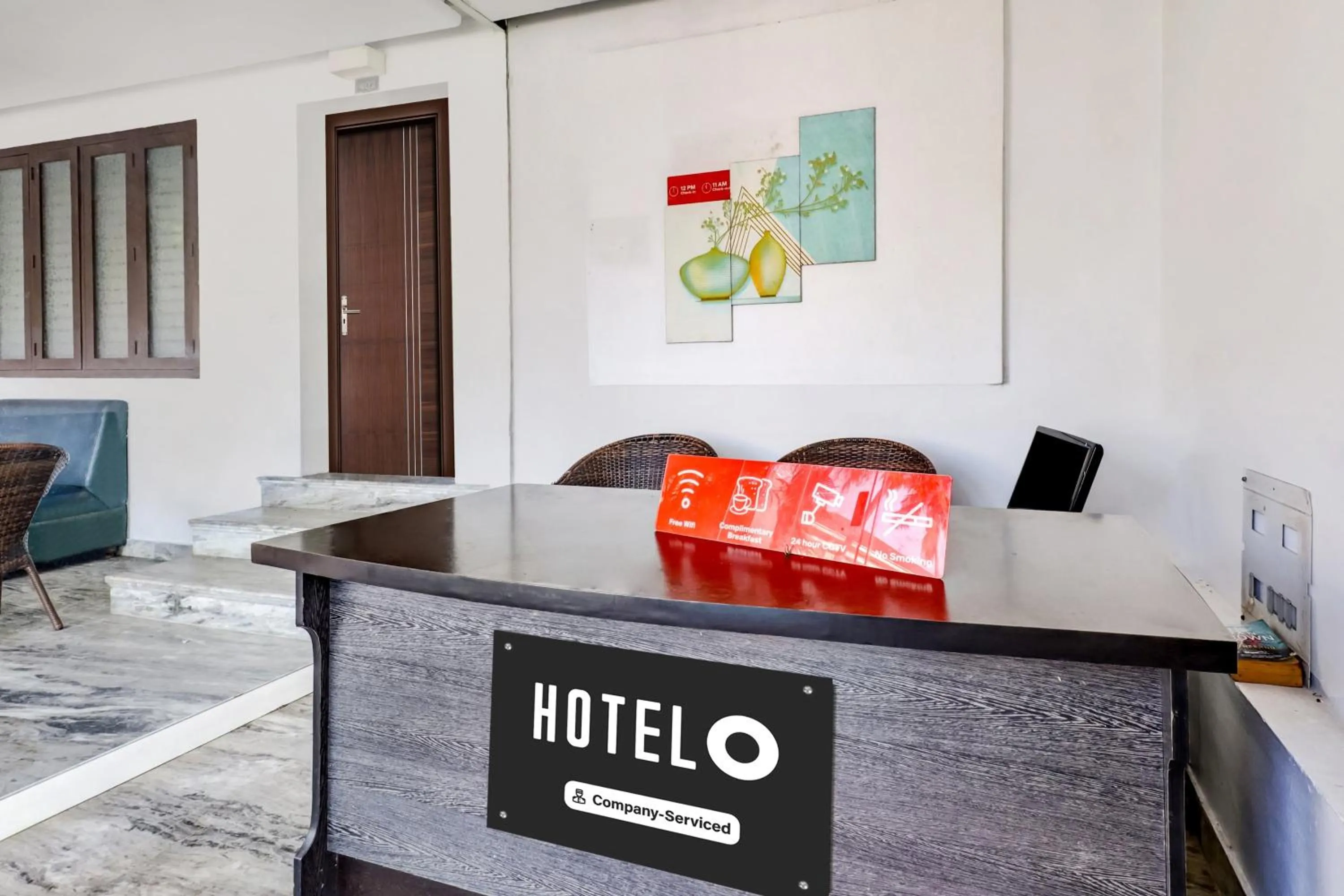 Lobby or reception in Super Hotel O Kazhakoottam Near AL SAJ Convention Centre