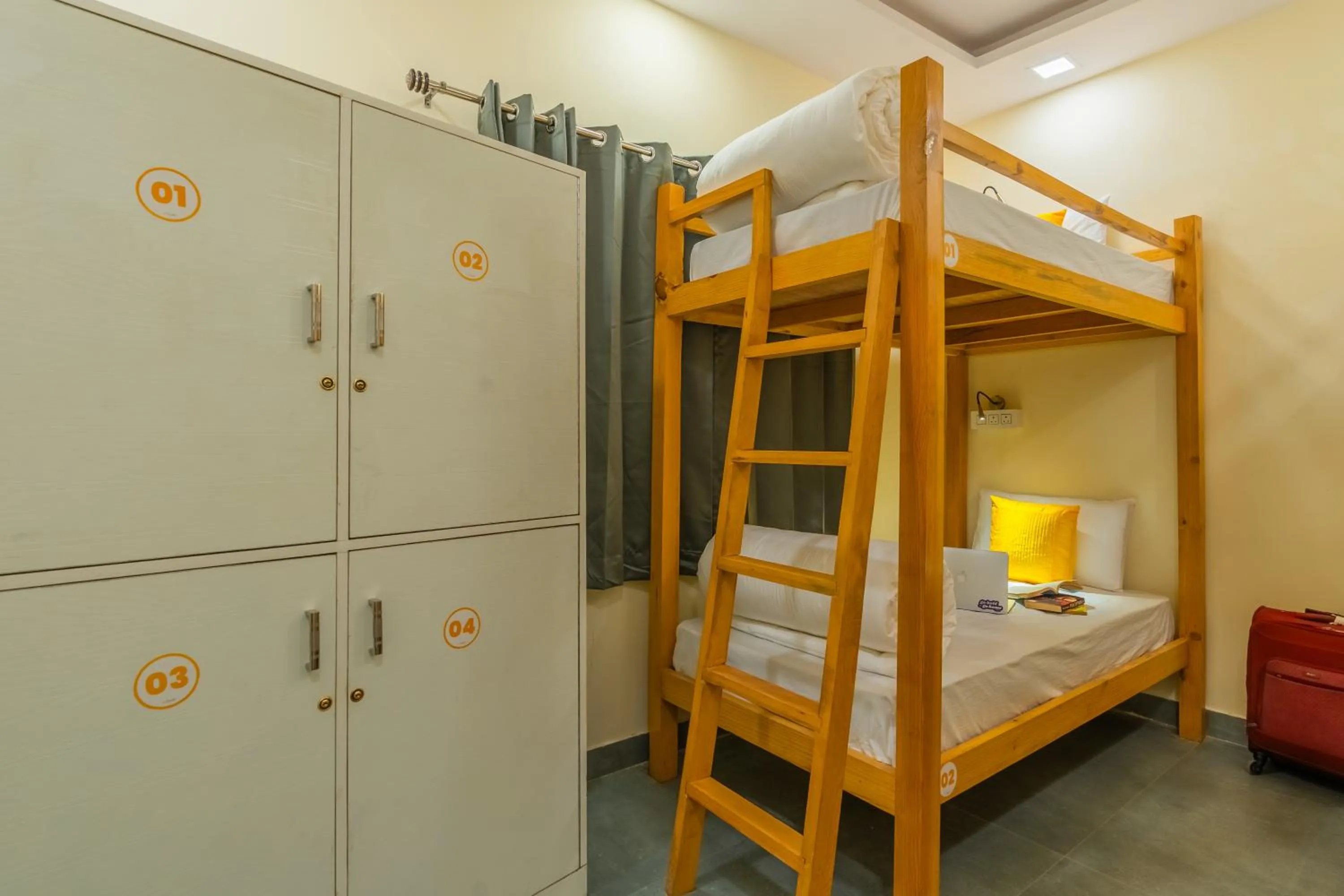 Bed in The Social Stays Rishikesh