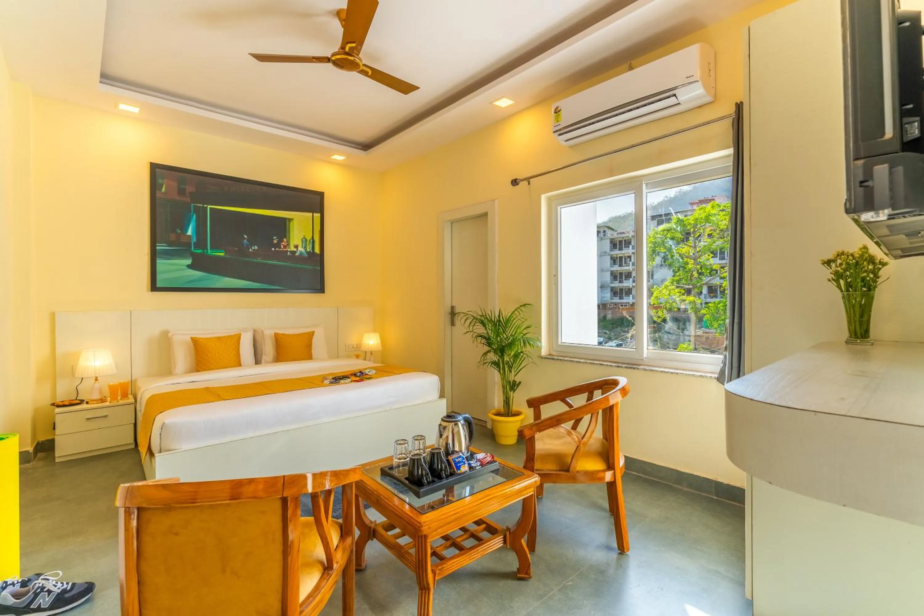 Bed in The Social Stays Rishikesh