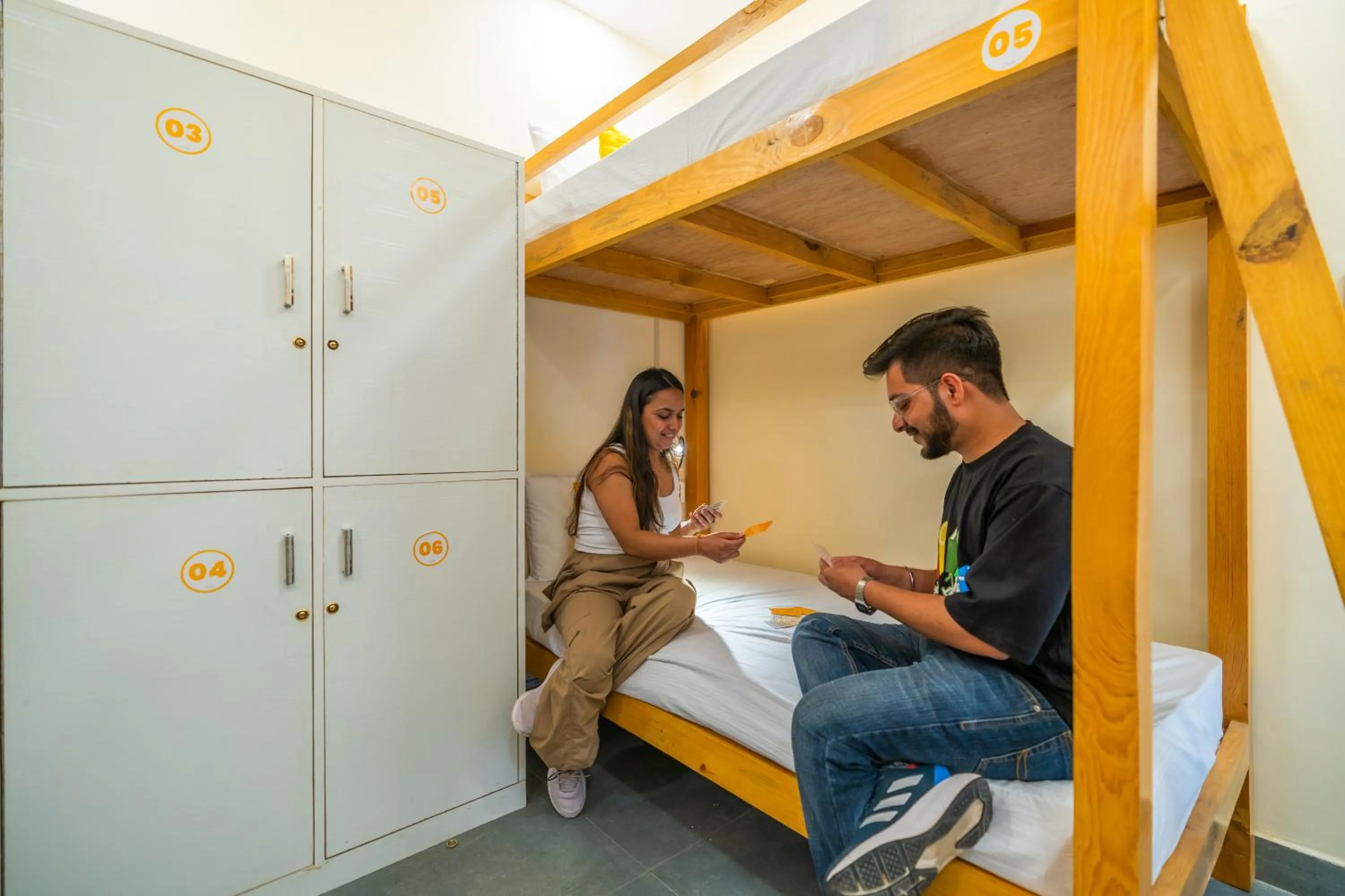 Bed in The Social Stays Rishikesh