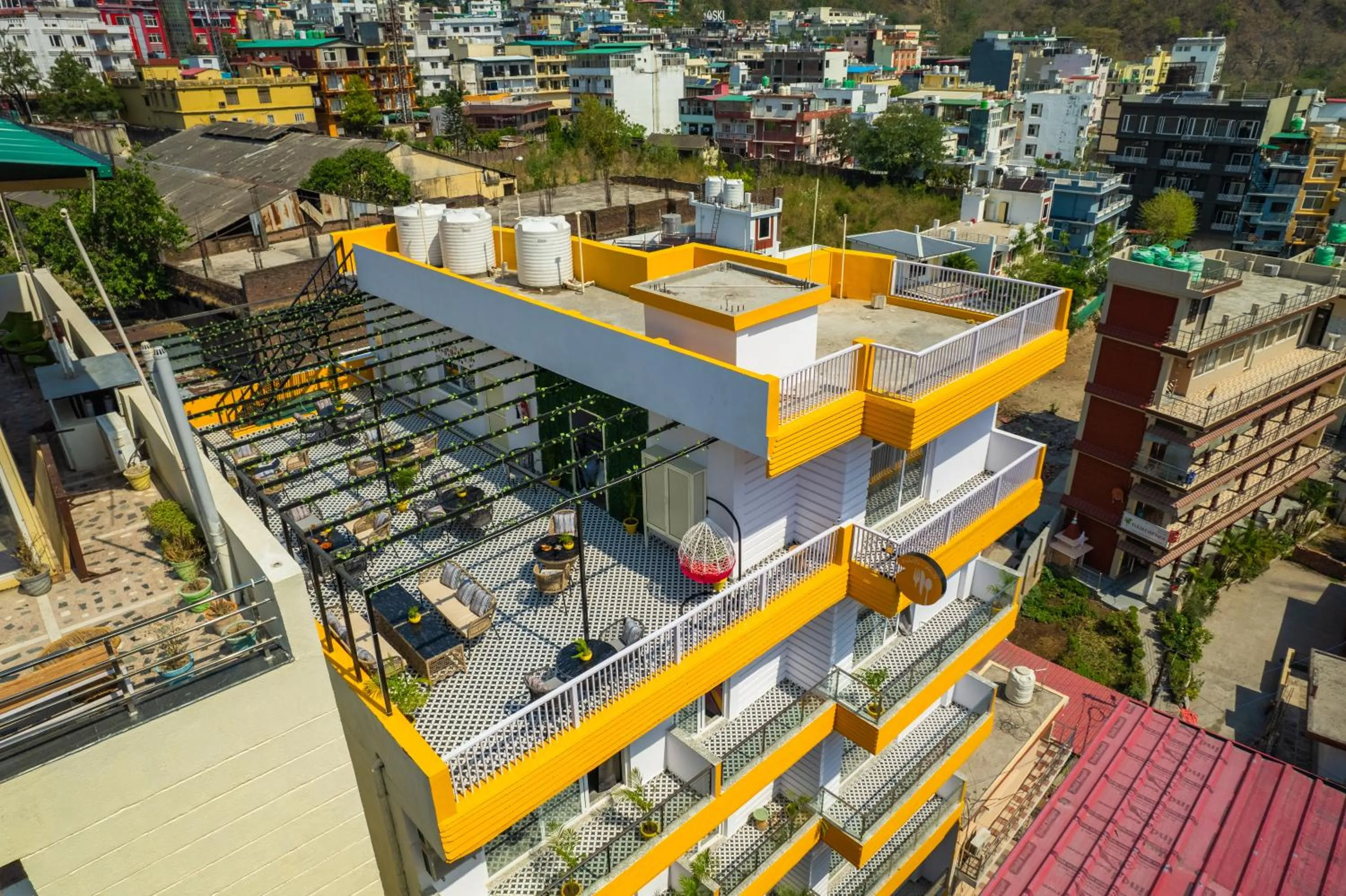 Property building in The Social Stays Rishikesh