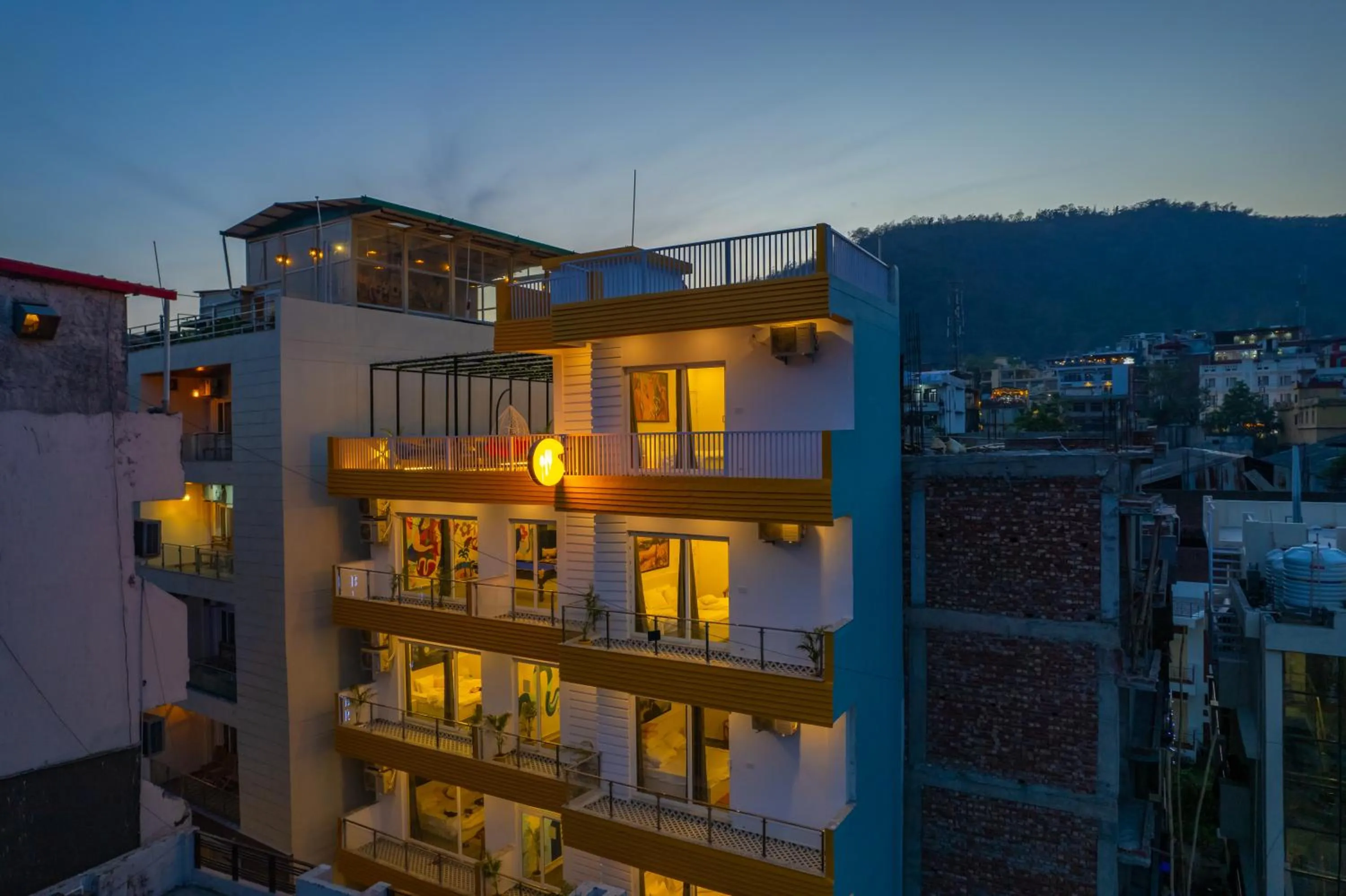 Property building in The Social Stays Rishikesh