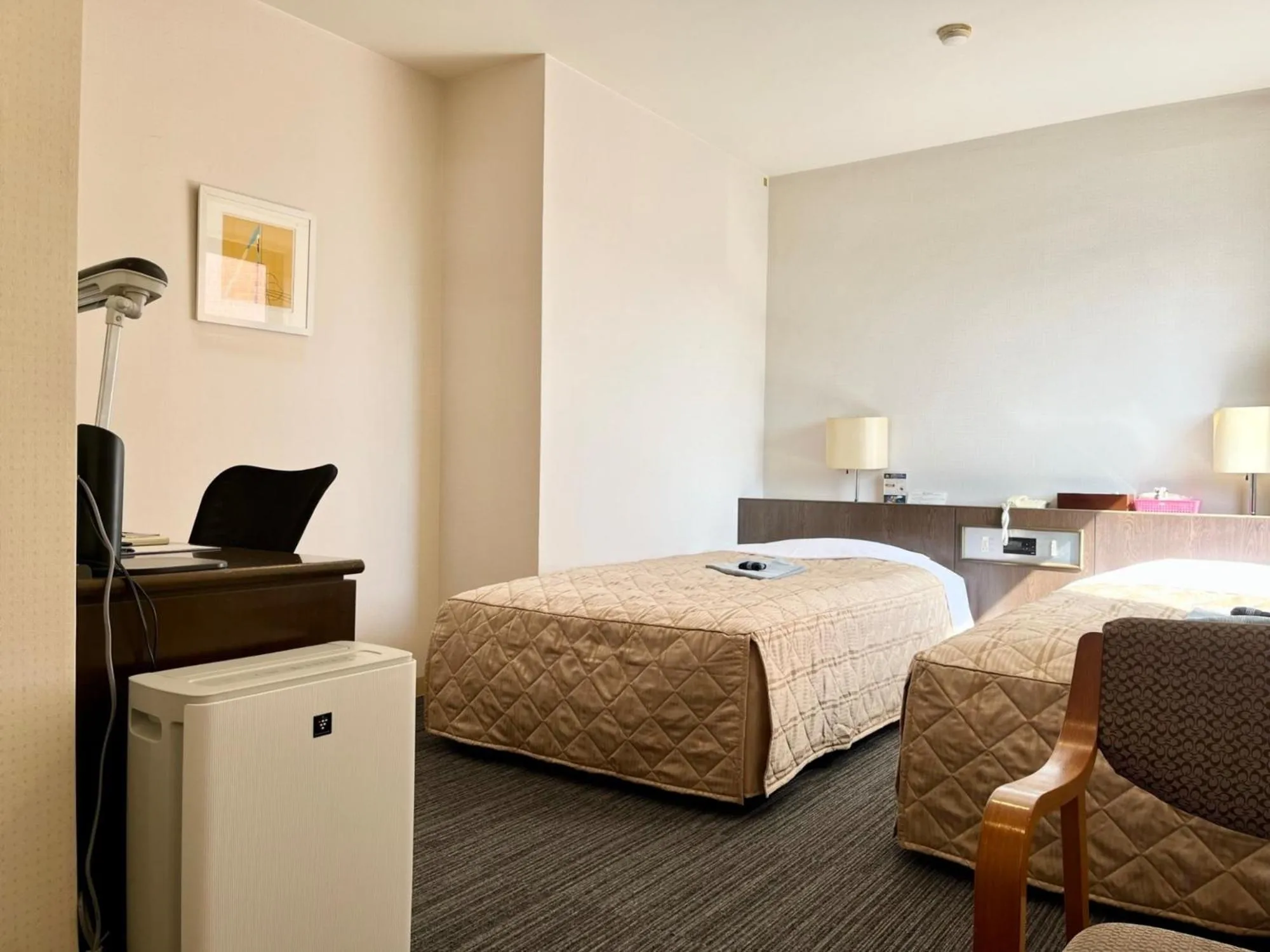 Photo of the whole room, Bed in Nakamura Daiichi Hotel