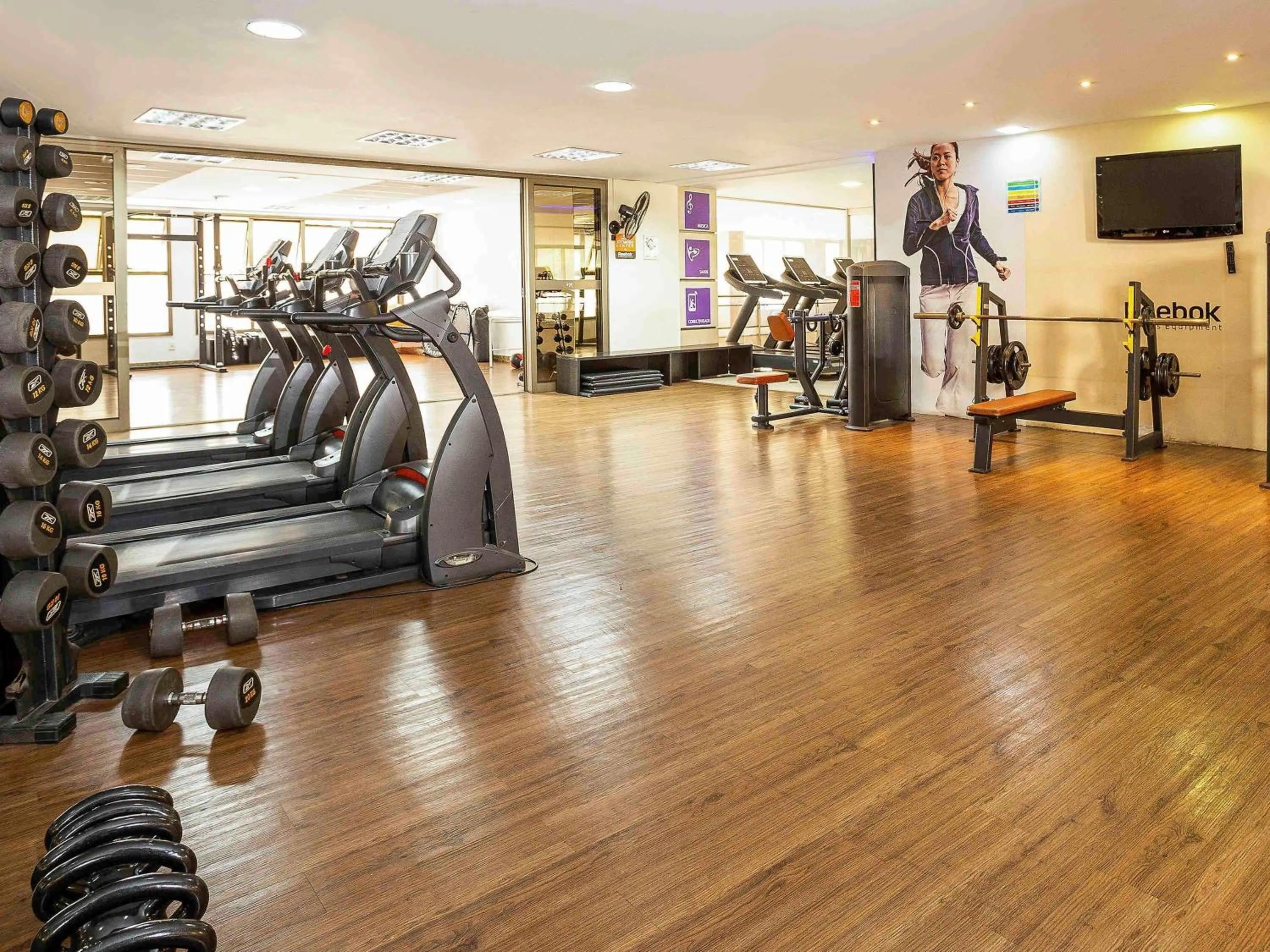 Fitness centre/facilities in Mercure Belo Horizonte Lourdes