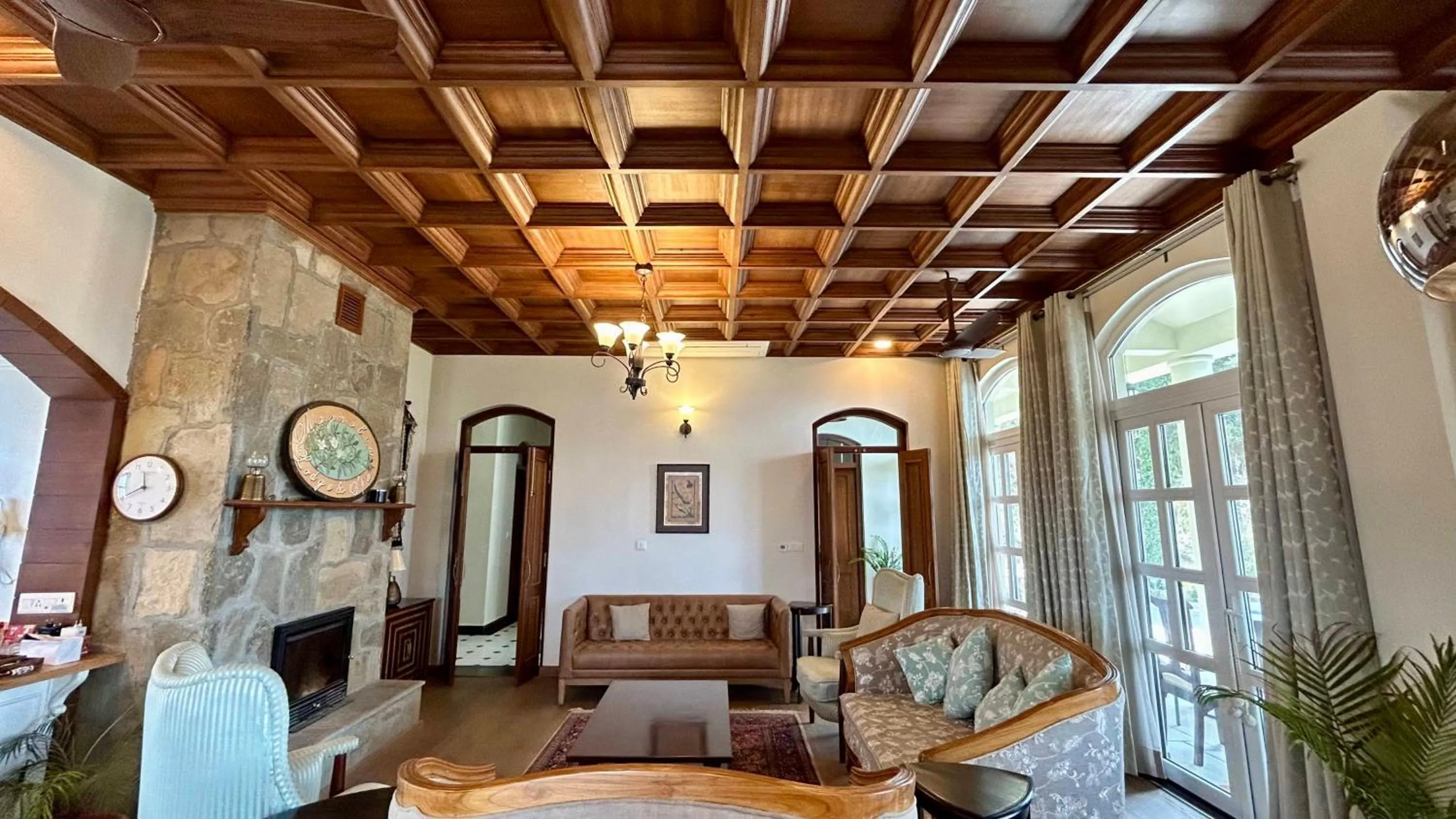 Living room in The Magnolia Lodge