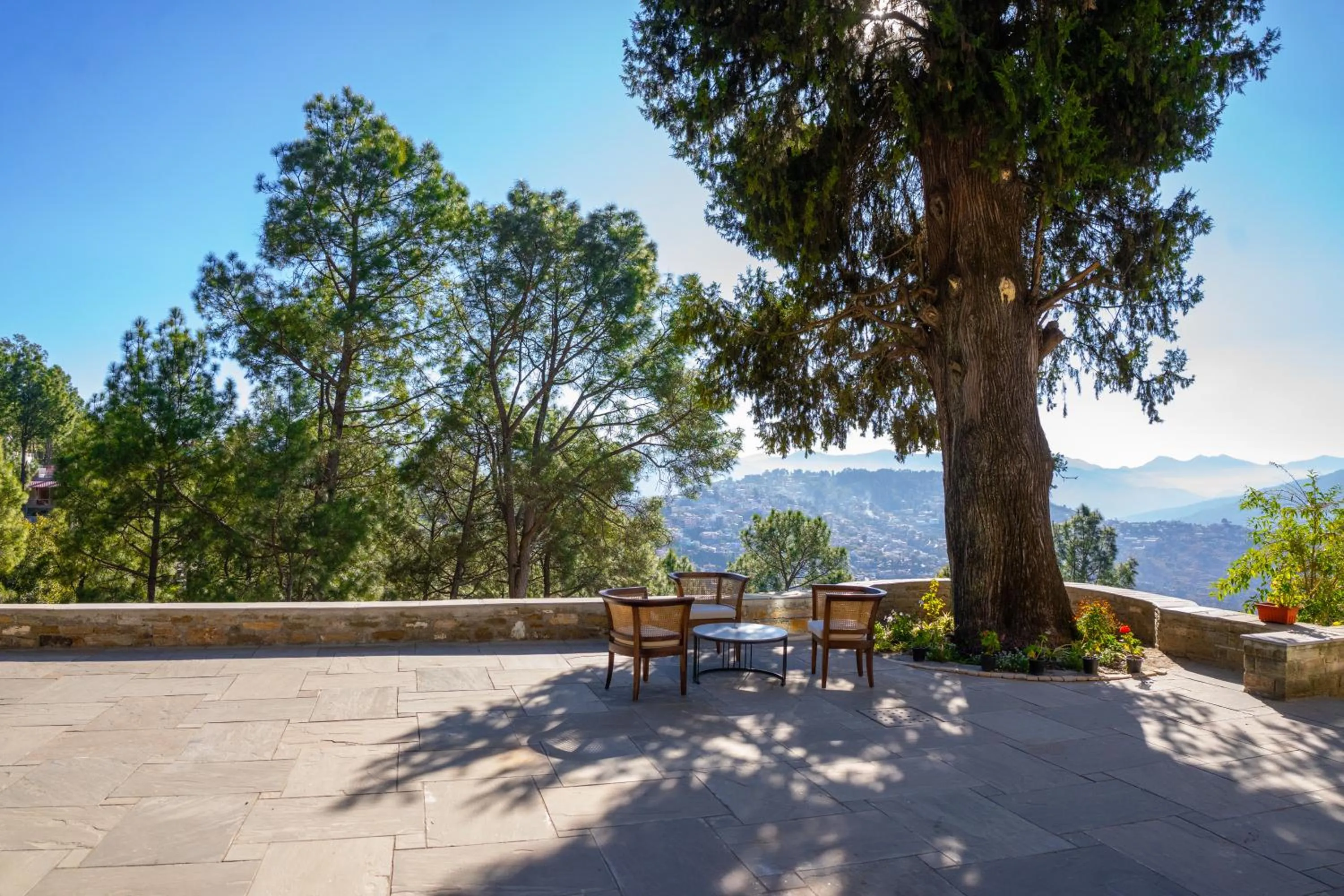 Patio in The Magnolia Lodge