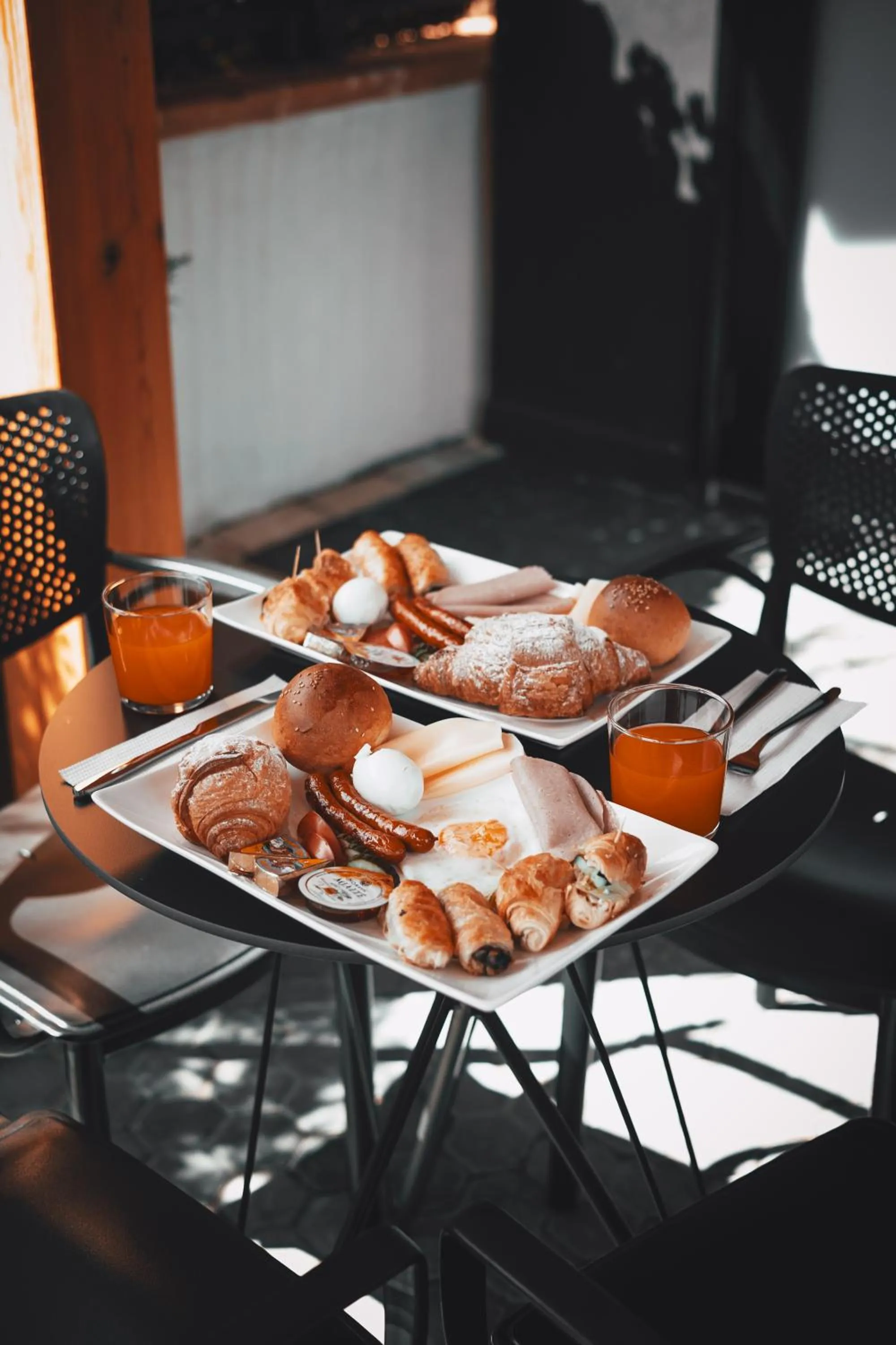 Italian breakfast in Hotel Beke