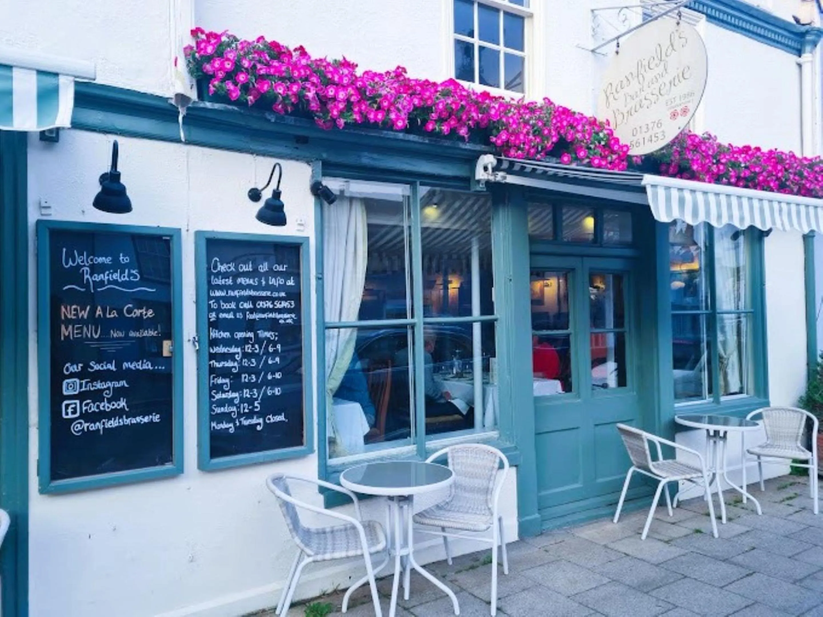 Property building in Ranfield's Brasserie Hotel Rooms