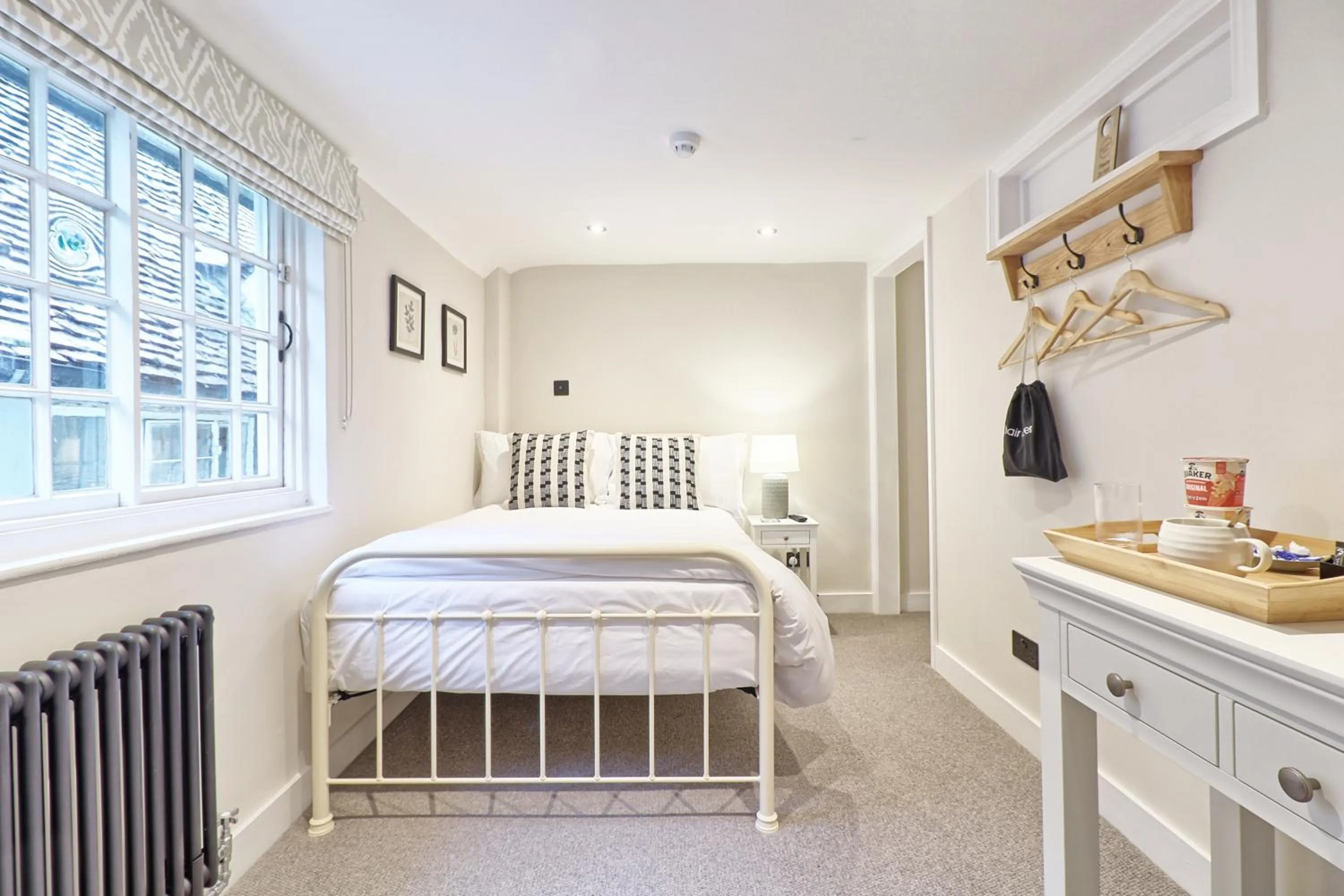 Bed in Ranfield's Brasserie Hotel Rooms