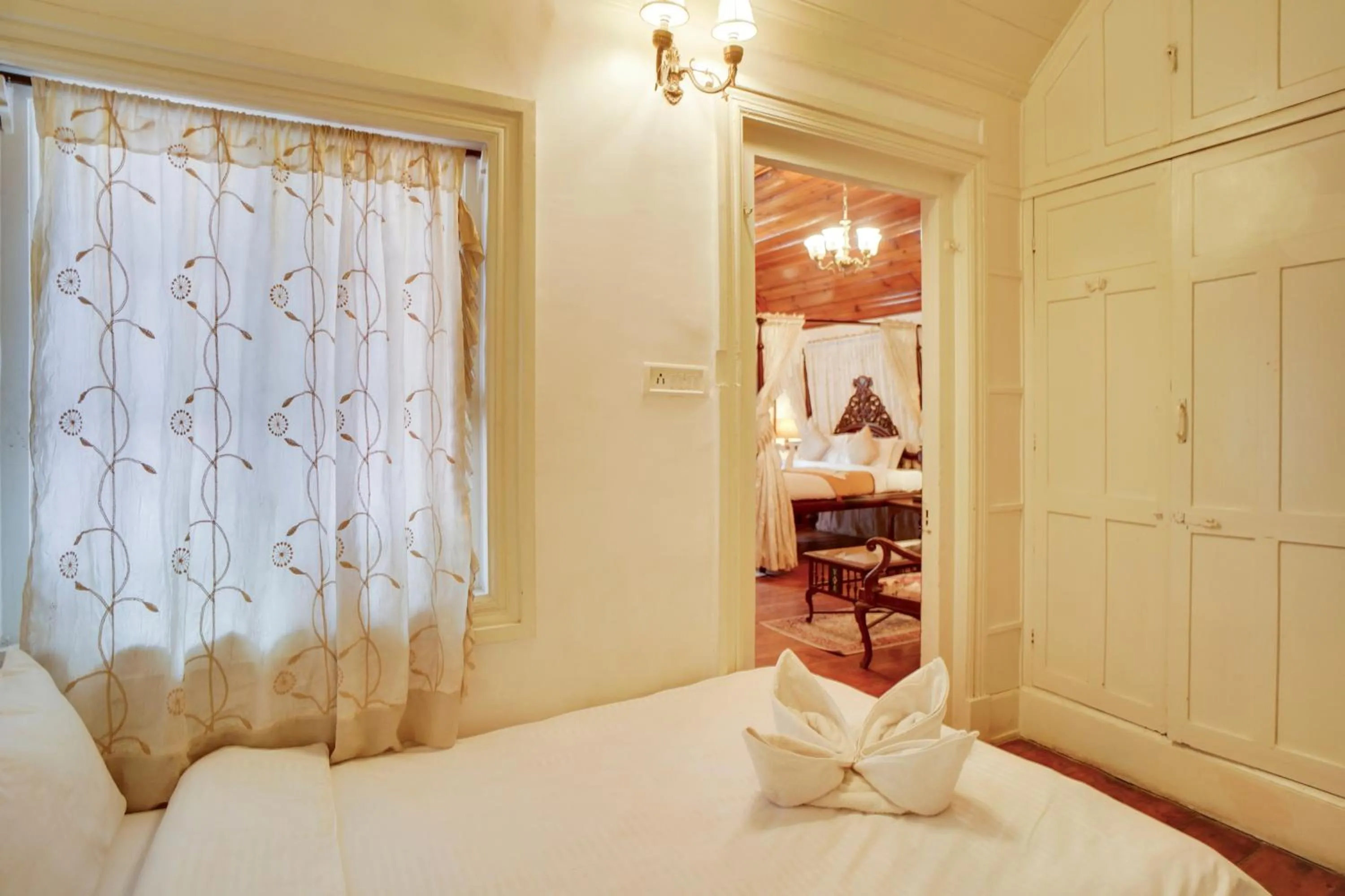 Bed in Shimla British Resort