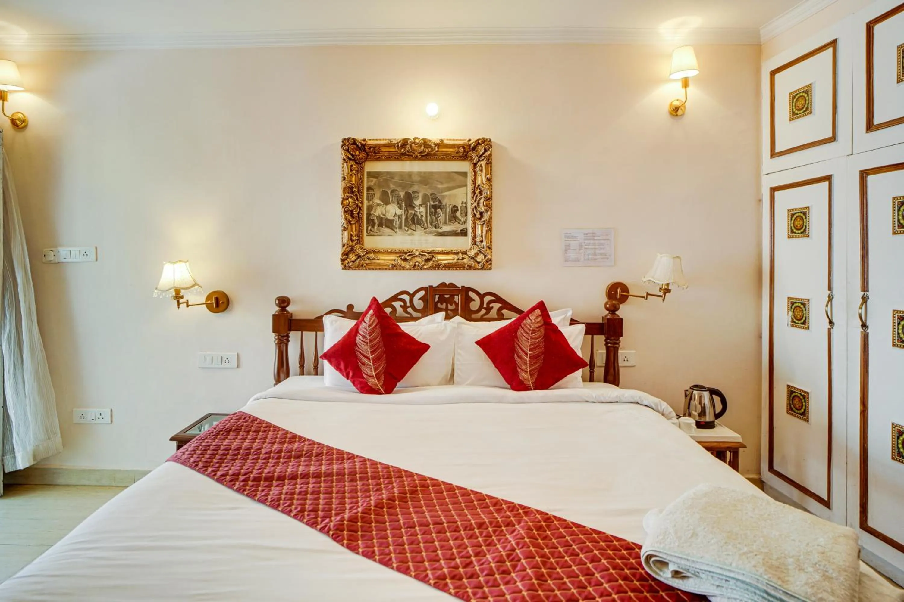 Bed in Shimla British Resort