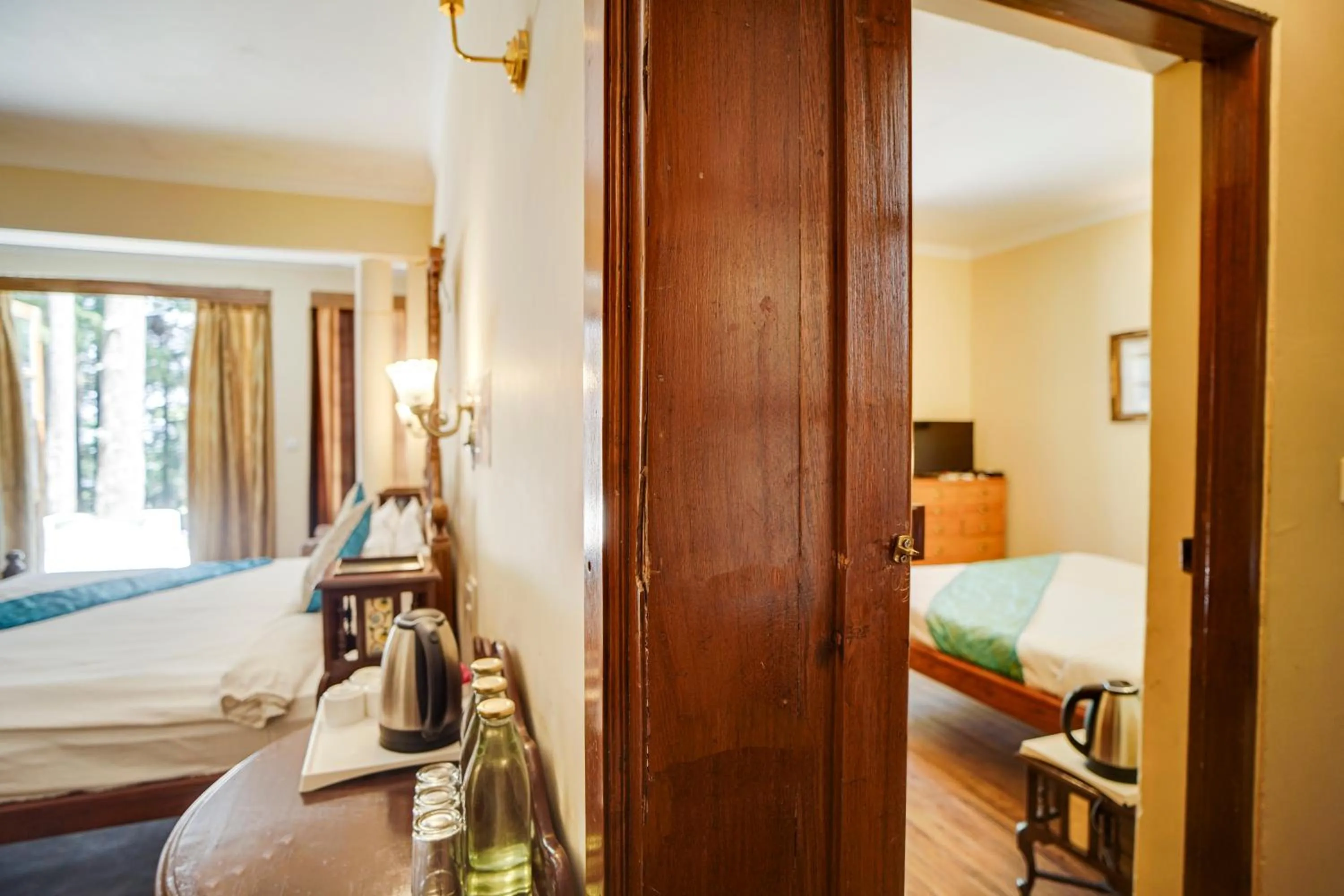 Bed in Shimla British Resort