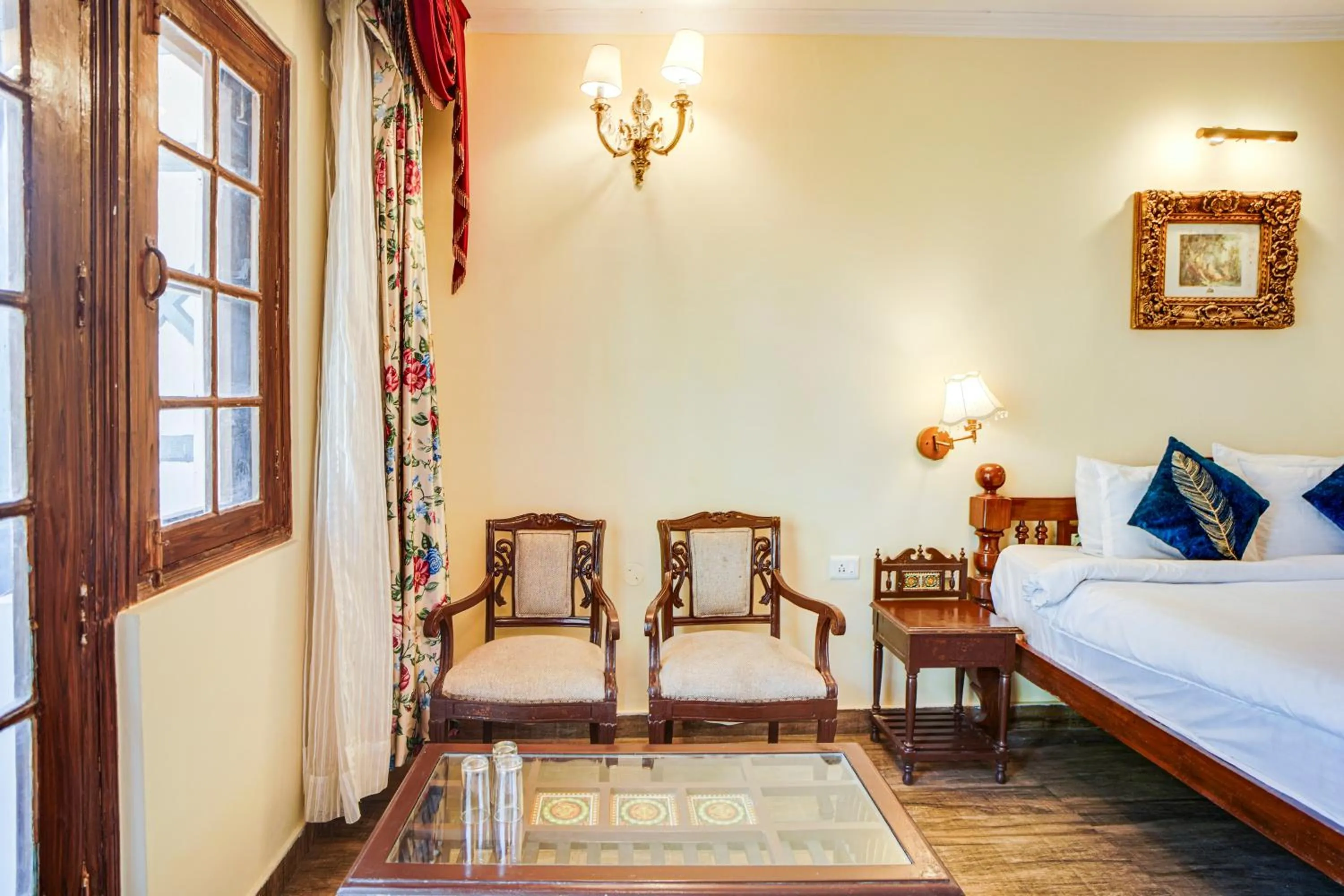 Bed in Shimla British Resort