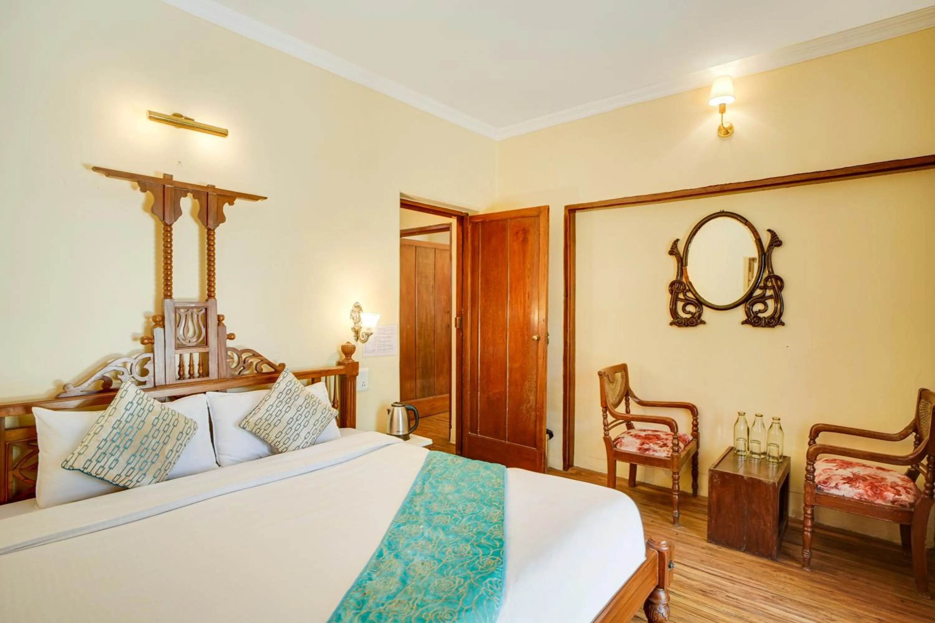 Bed in Shimla British Resort