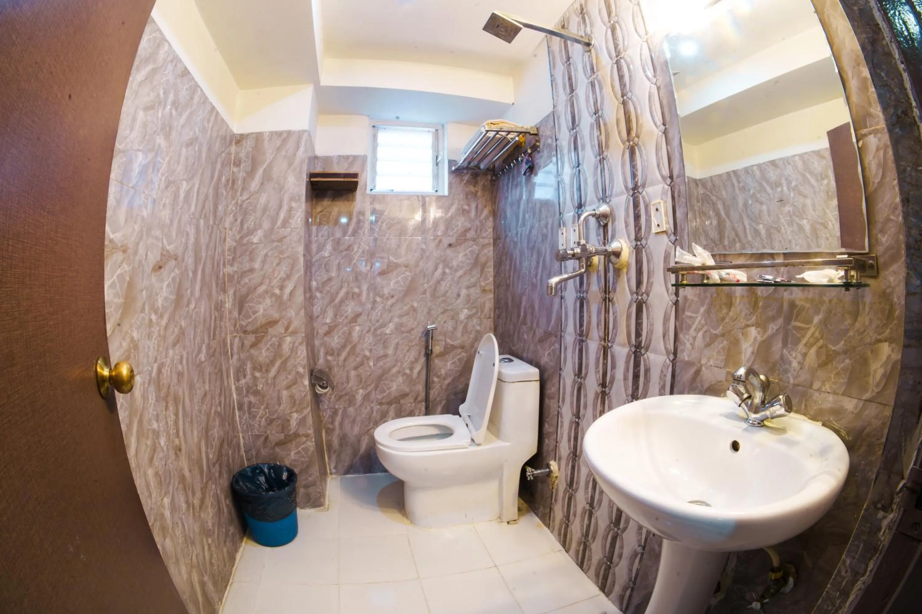 Shower in Hotel Kathmandu square