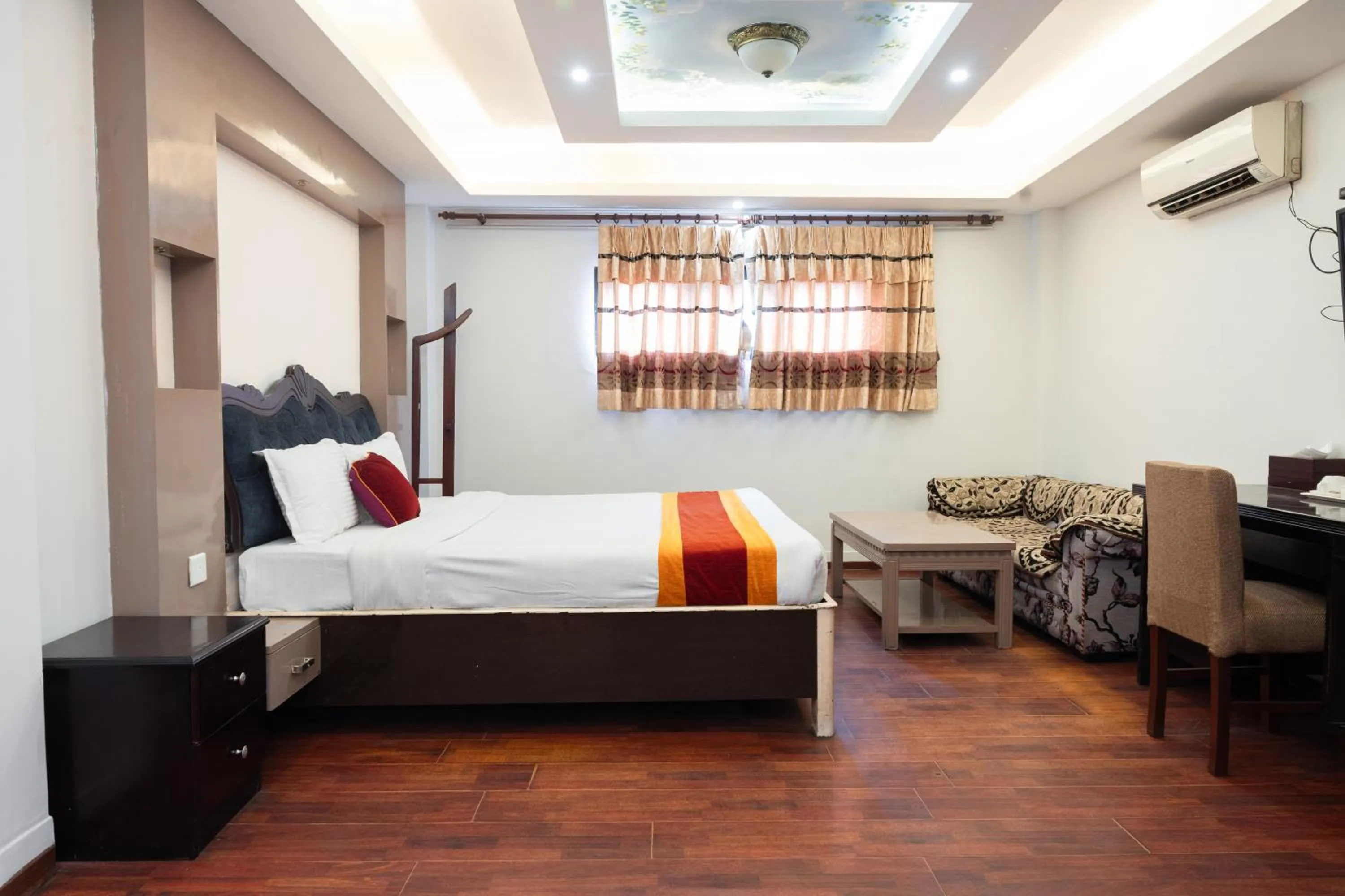 Photo of the whole room, Bed in Hotel Kathmandu square
